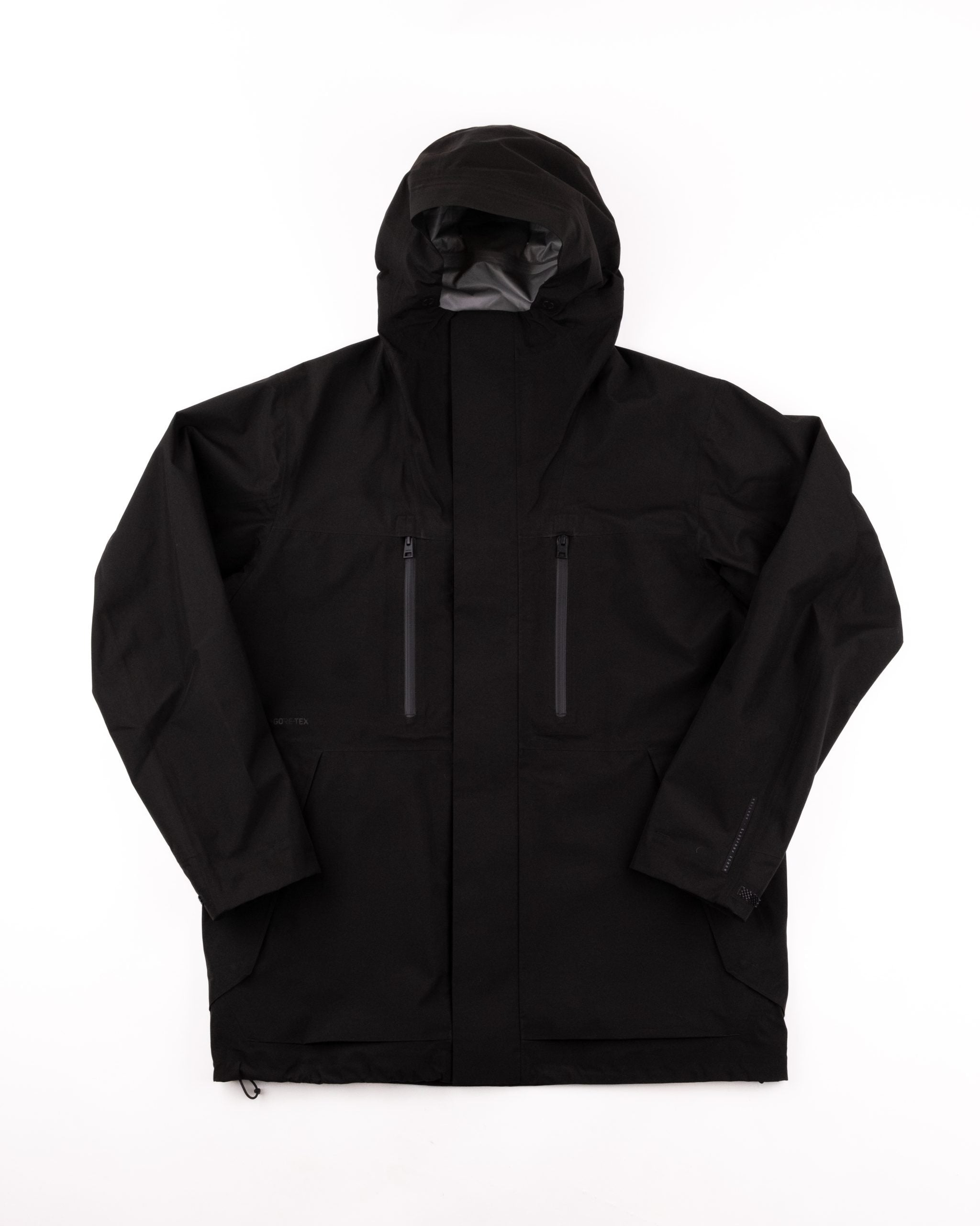 Hooded Parka Gore-Tex 3L Shell - Black – Uncle Otis Clothing