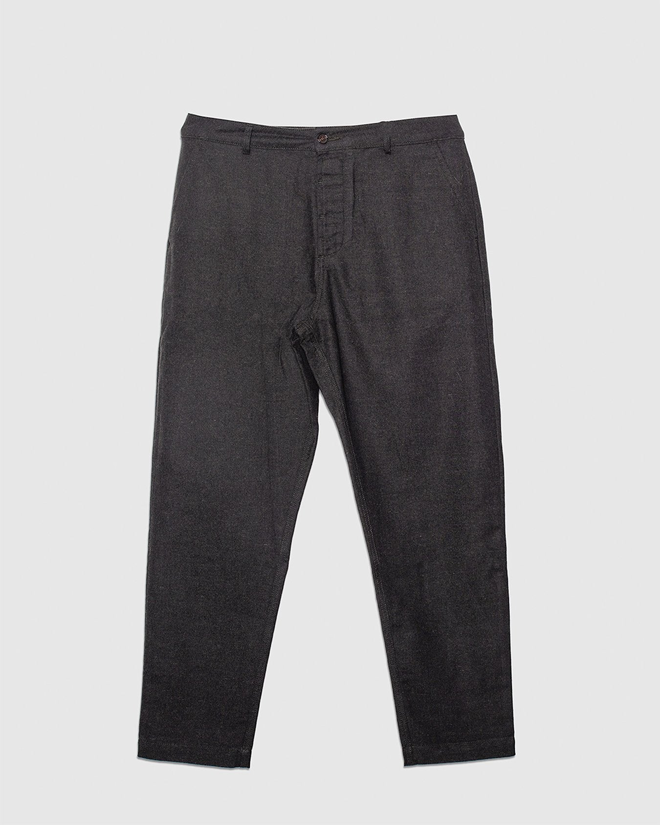 Upcycled Italian Tweed Military Chino - Olive