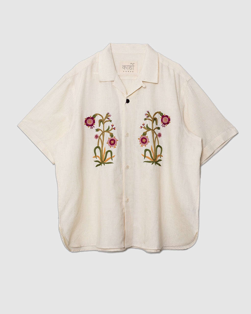 Ronen Shirt Embroidery EMB01N Natural Natural