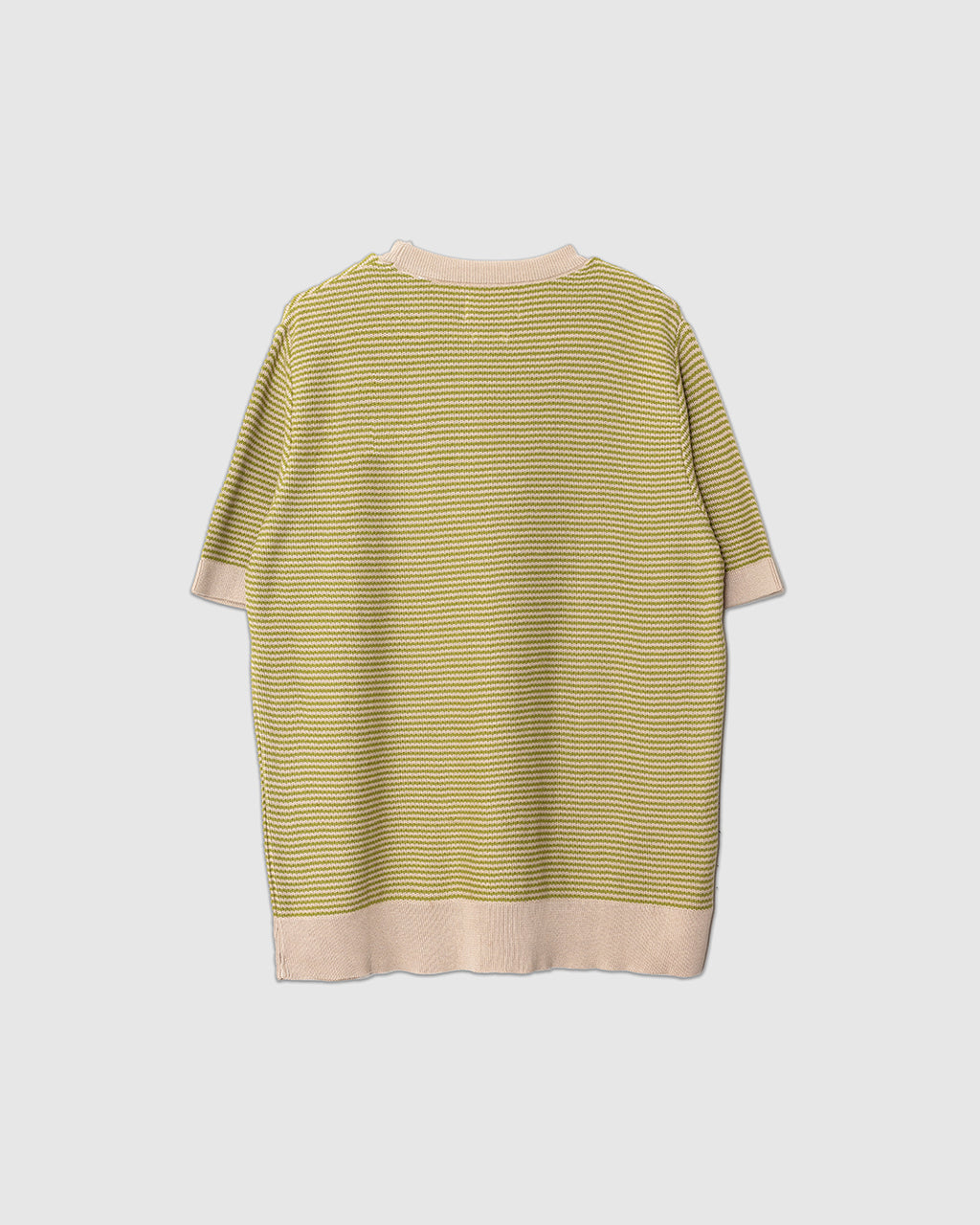 Newport Knitted Top Sand/Green Stripe Sand/Green Stripe