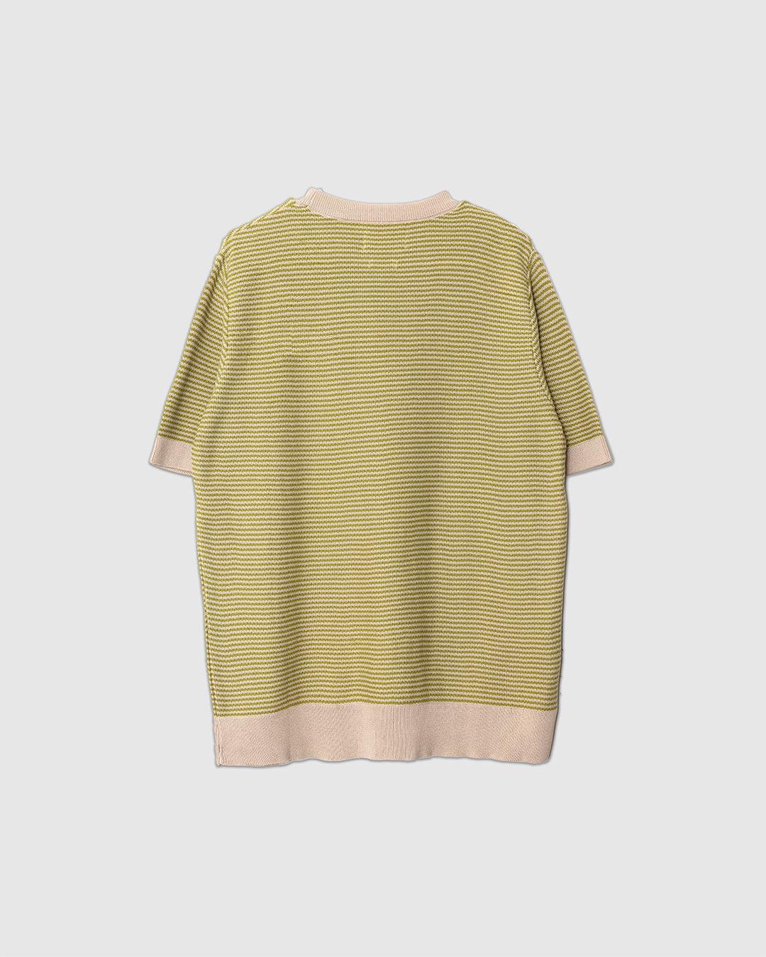 Newport Knitted Top Sand/Green Stripe Sand/Green Stripe