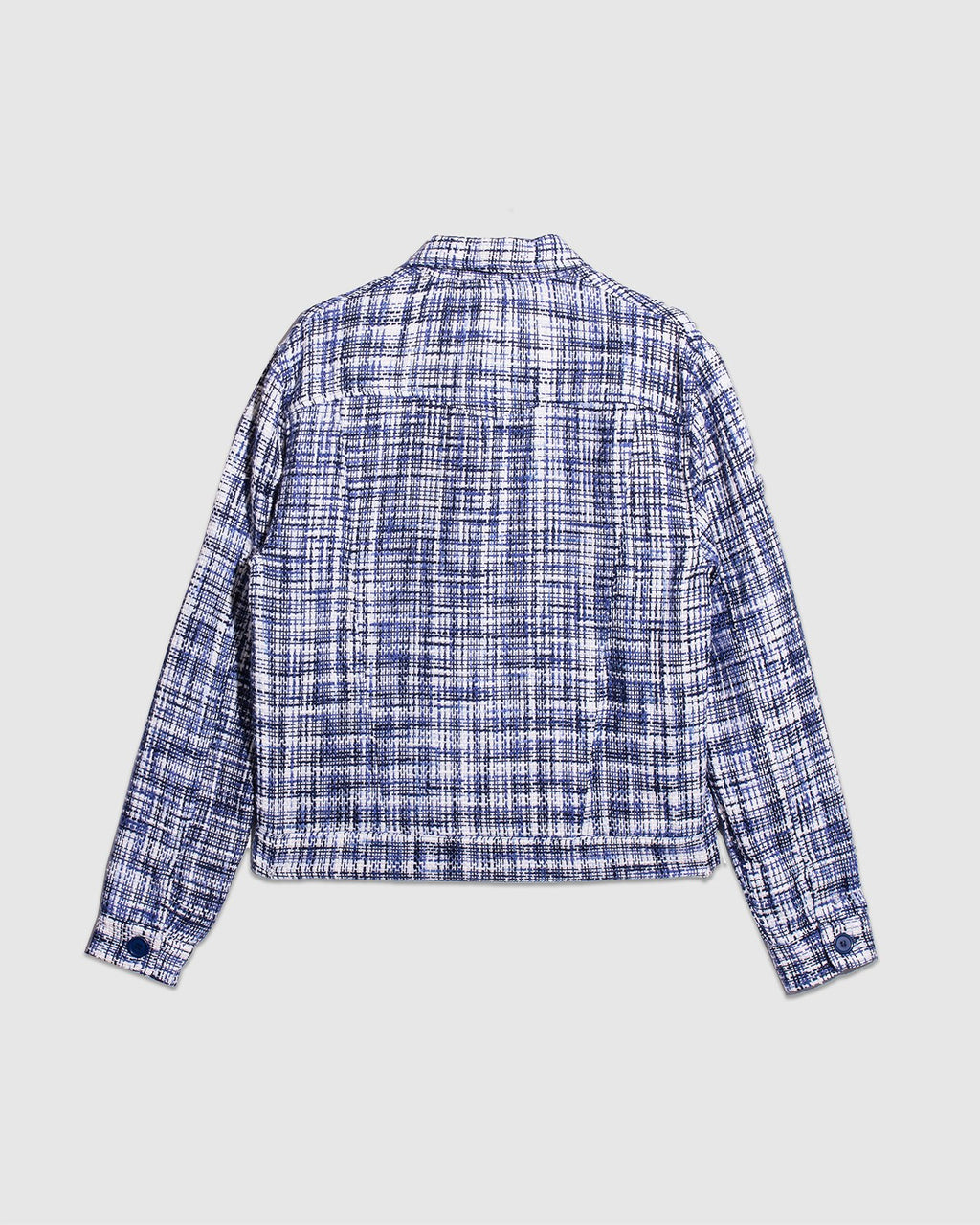 Azzuro Tweed Blouson - Navy