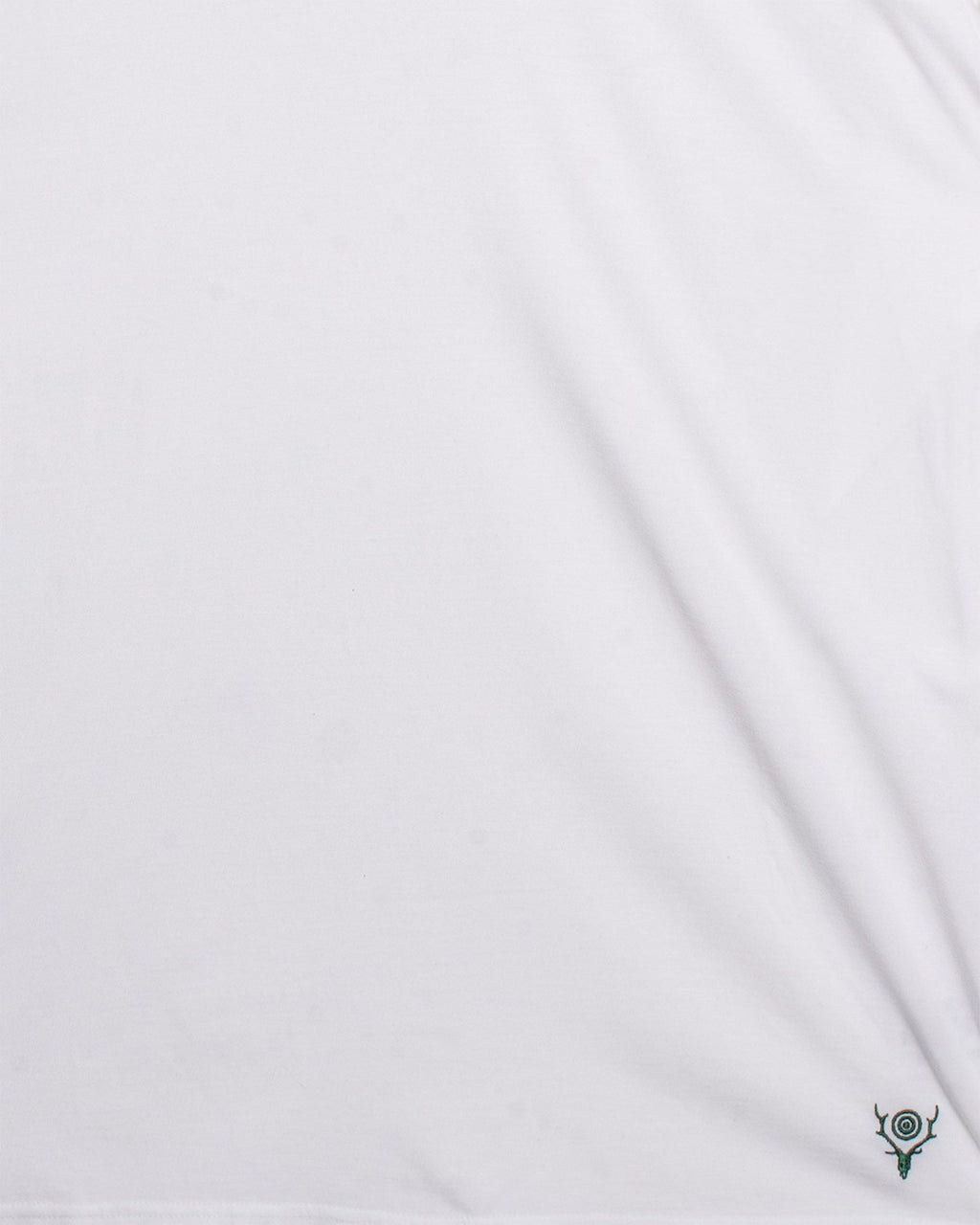 Cordura Jersey L/S Mock Neck Tee - White