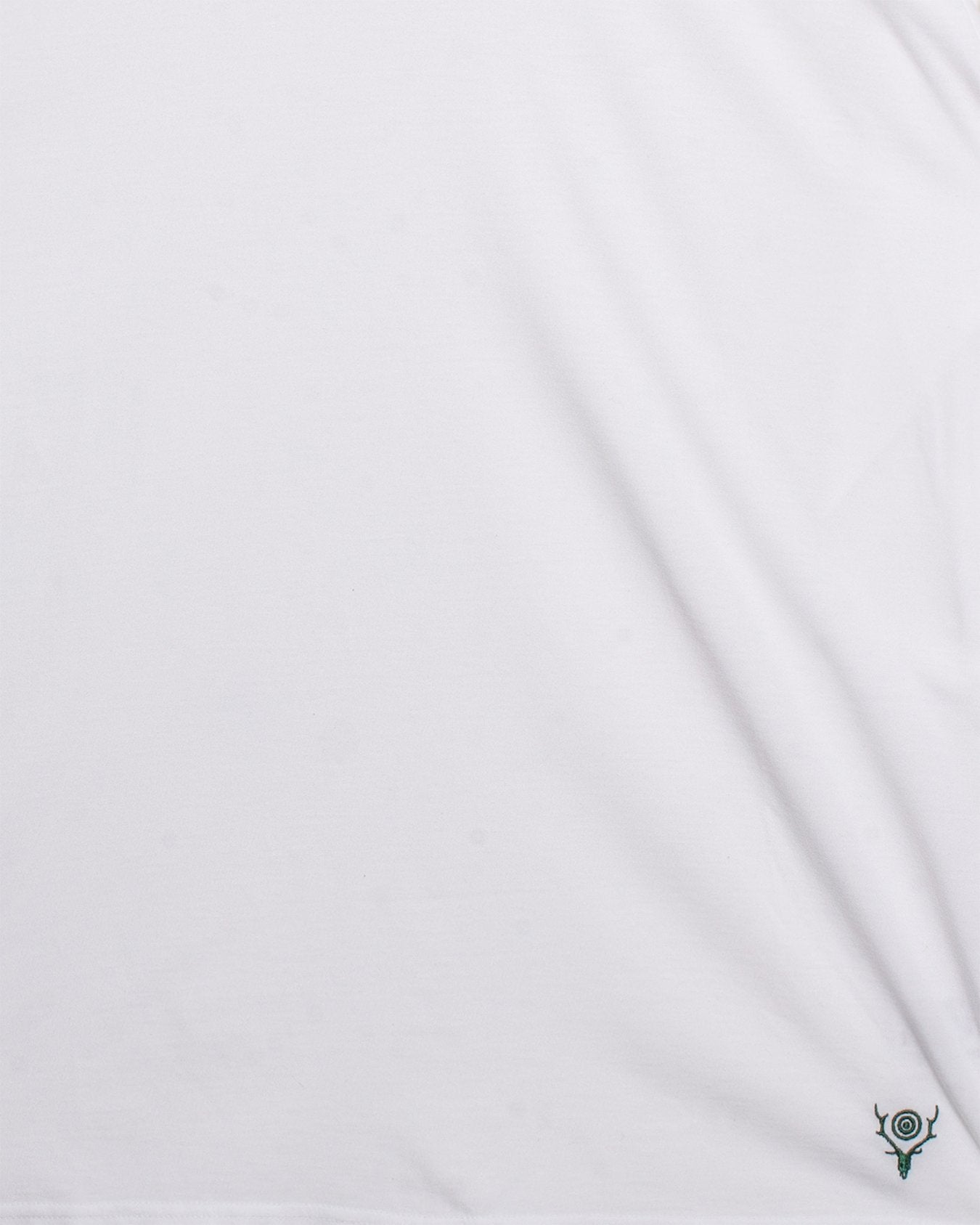 Cordura Jersey L/S Mock Neck Tee - White