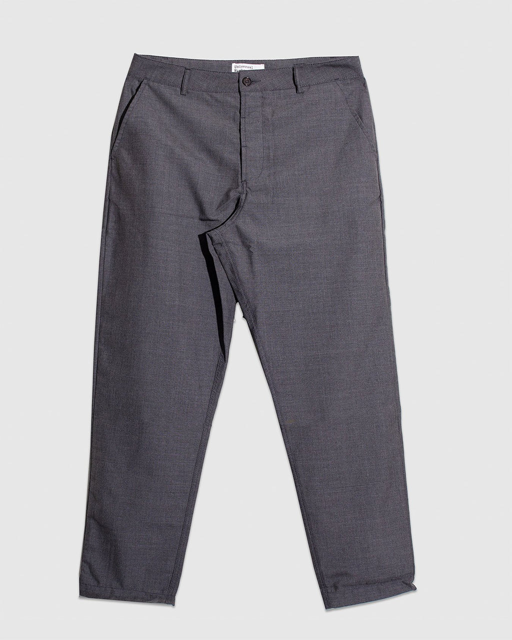 Military Chino Tropical Suiting - Grey Marl