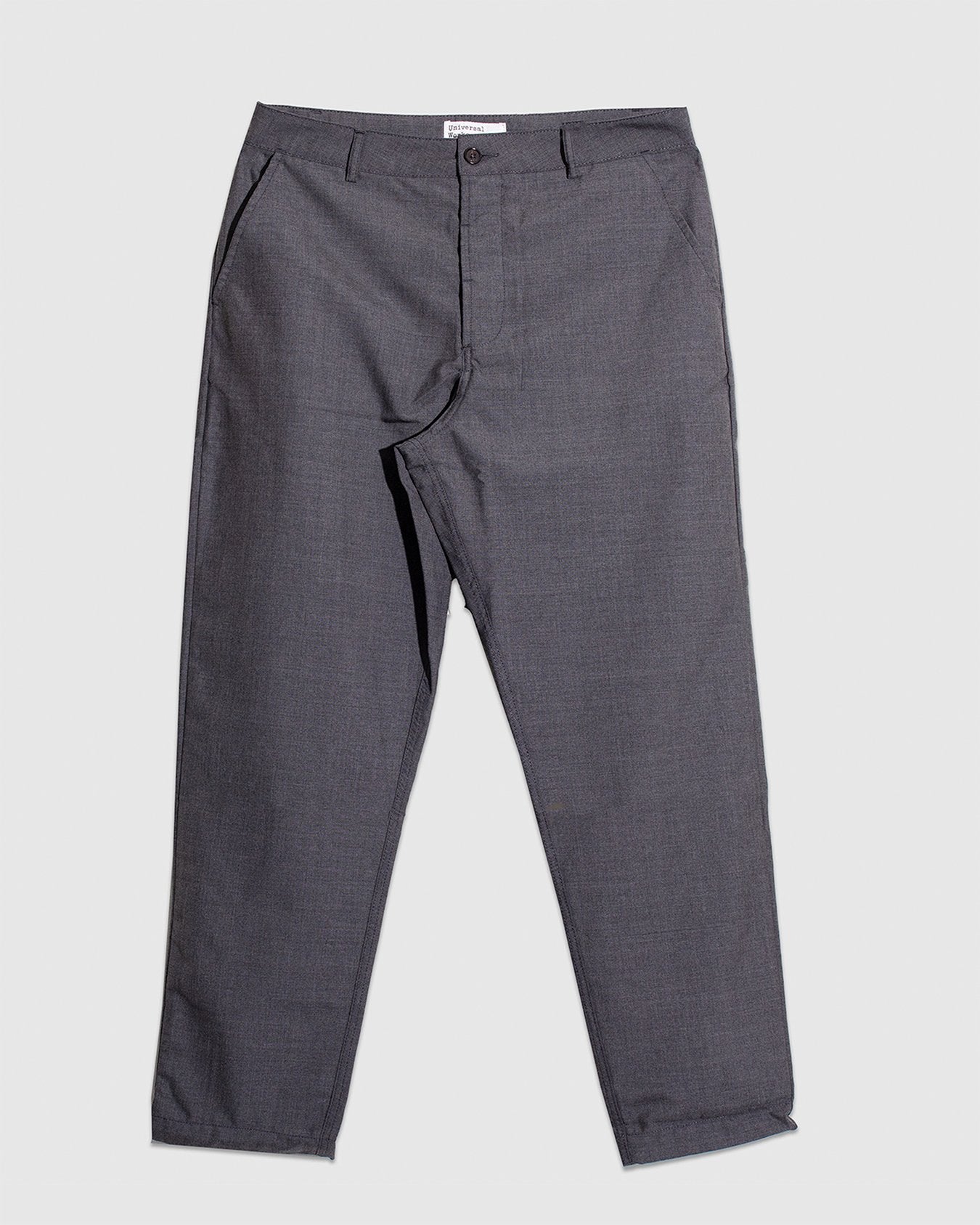 Military Chino Tropical Suiting - Grey Marl