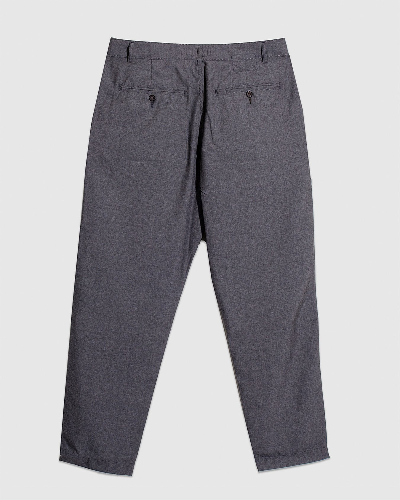 Military Chino Tropical Suiting - Grey Marl