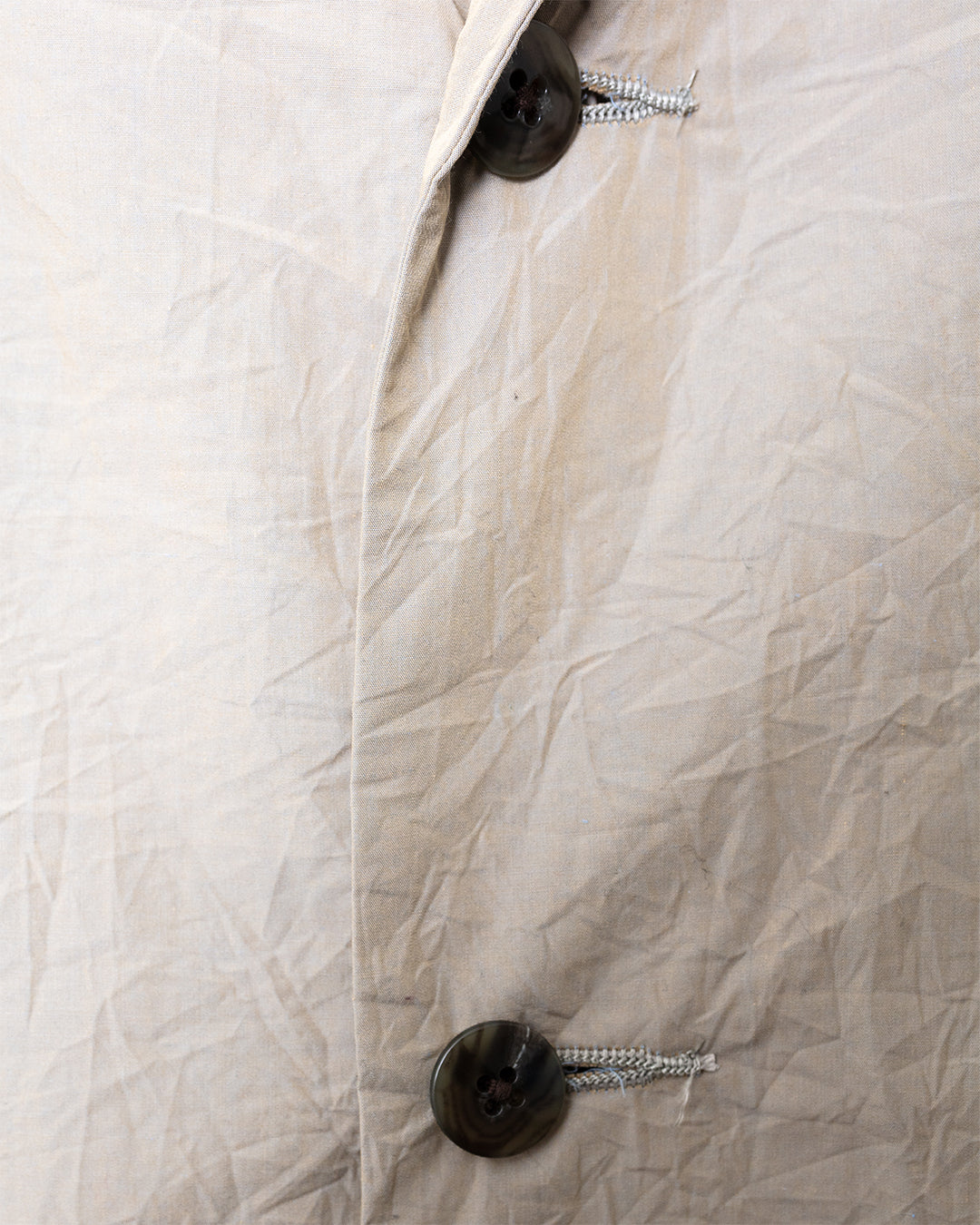 Crinkle Typewriter Work Shirt Jacket Gray