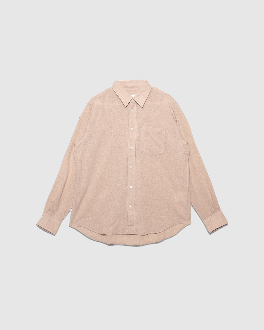 Algot Relaxed Wool Shirt - Ecru