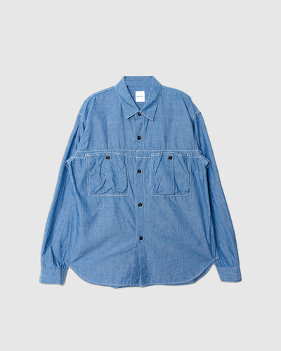 5oz Indigo Chambray Shirt Navy