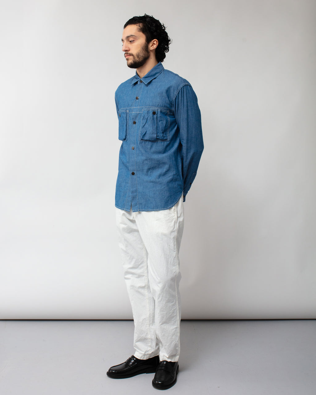 5oz Indigo Chambray Shirt Navy