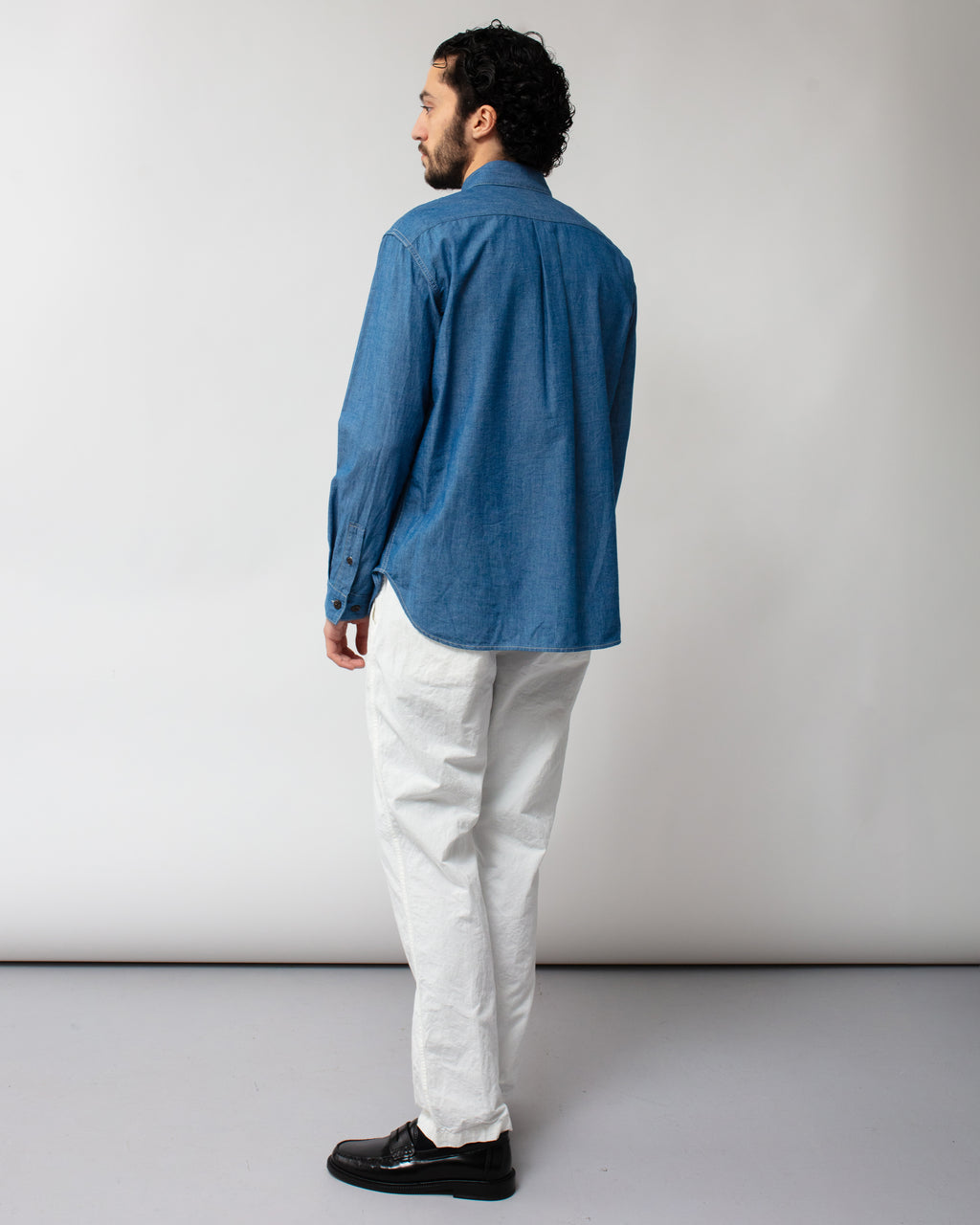 5oz Indigo Chambray Shirt Navy