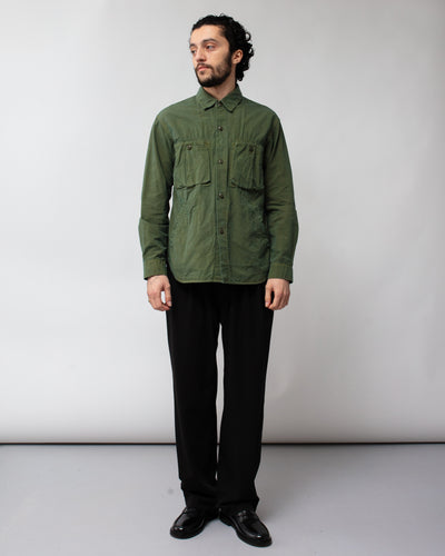 High Density Work Shirt Jacket Olive