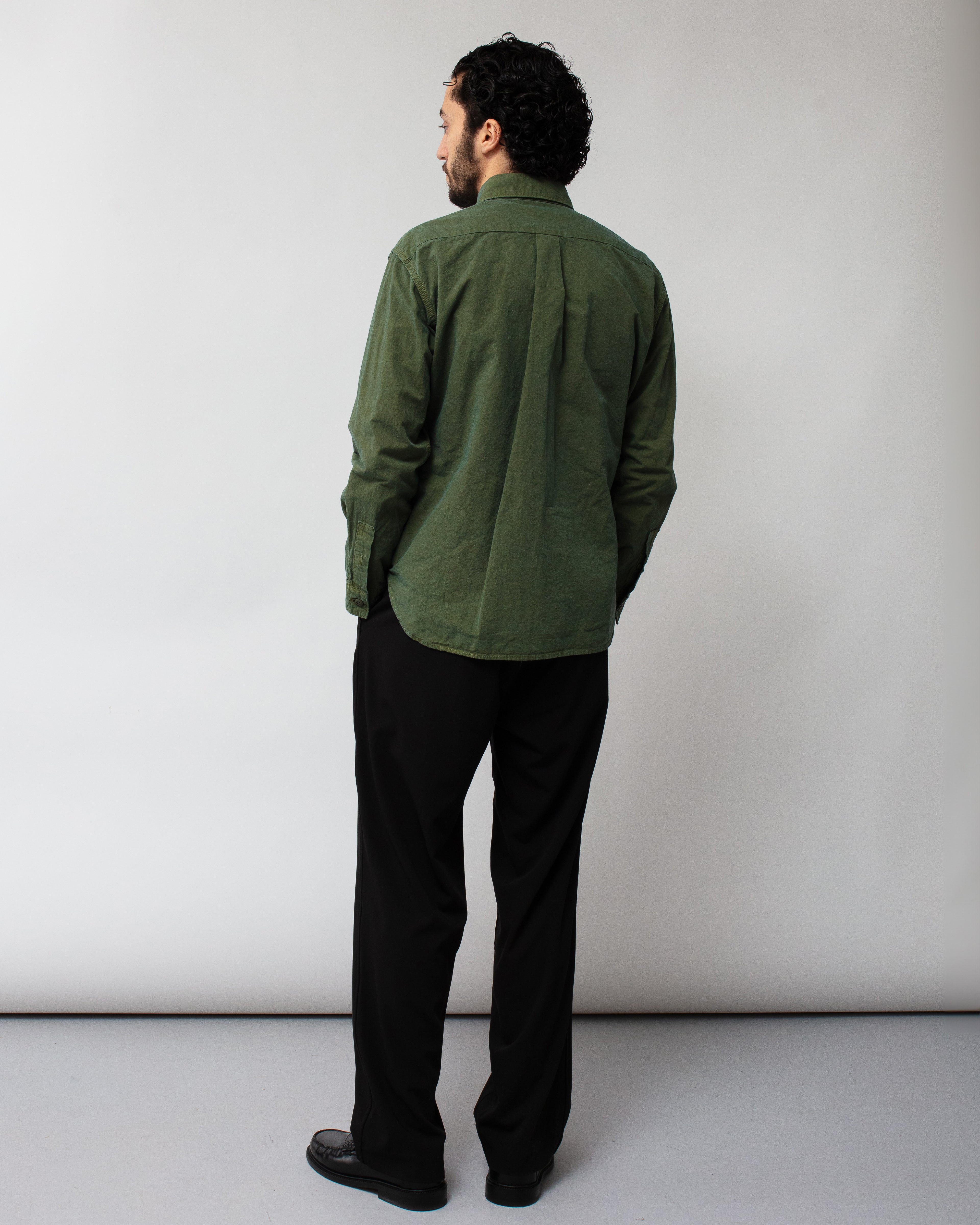 High Density Work Shirt Jacket Olive