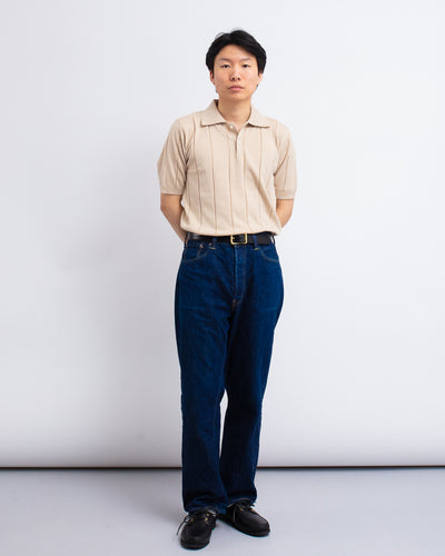 Jacobs Knitted Polo Sand Sand