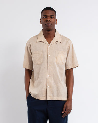 Sal Road Shirt Fine Organic Cotton Beige