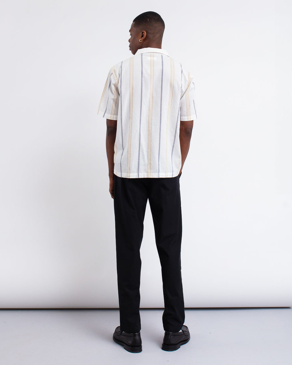 Road Shirt Hendrix Stripe Ecru/Navy/Stripe