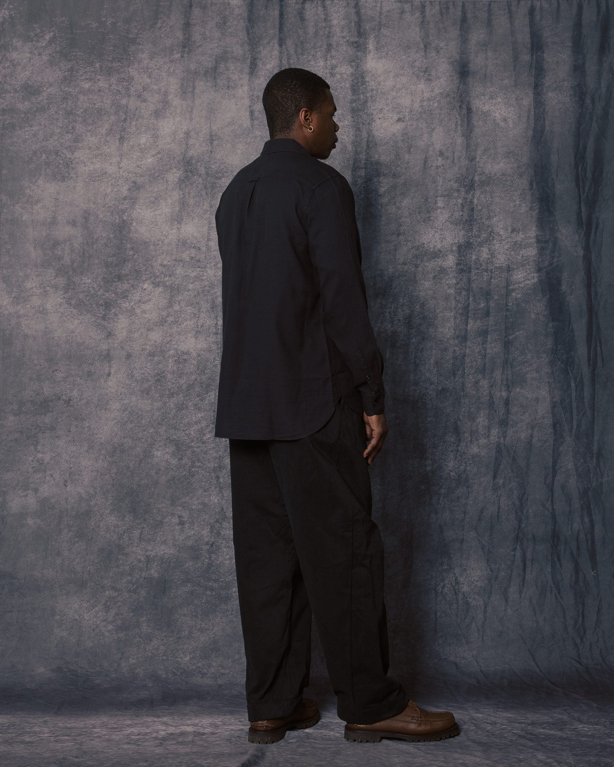 Henning Casual Classic Shirt Black