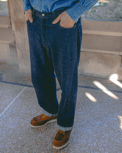 Grand Dad's Fit Denim Pants - One Wash