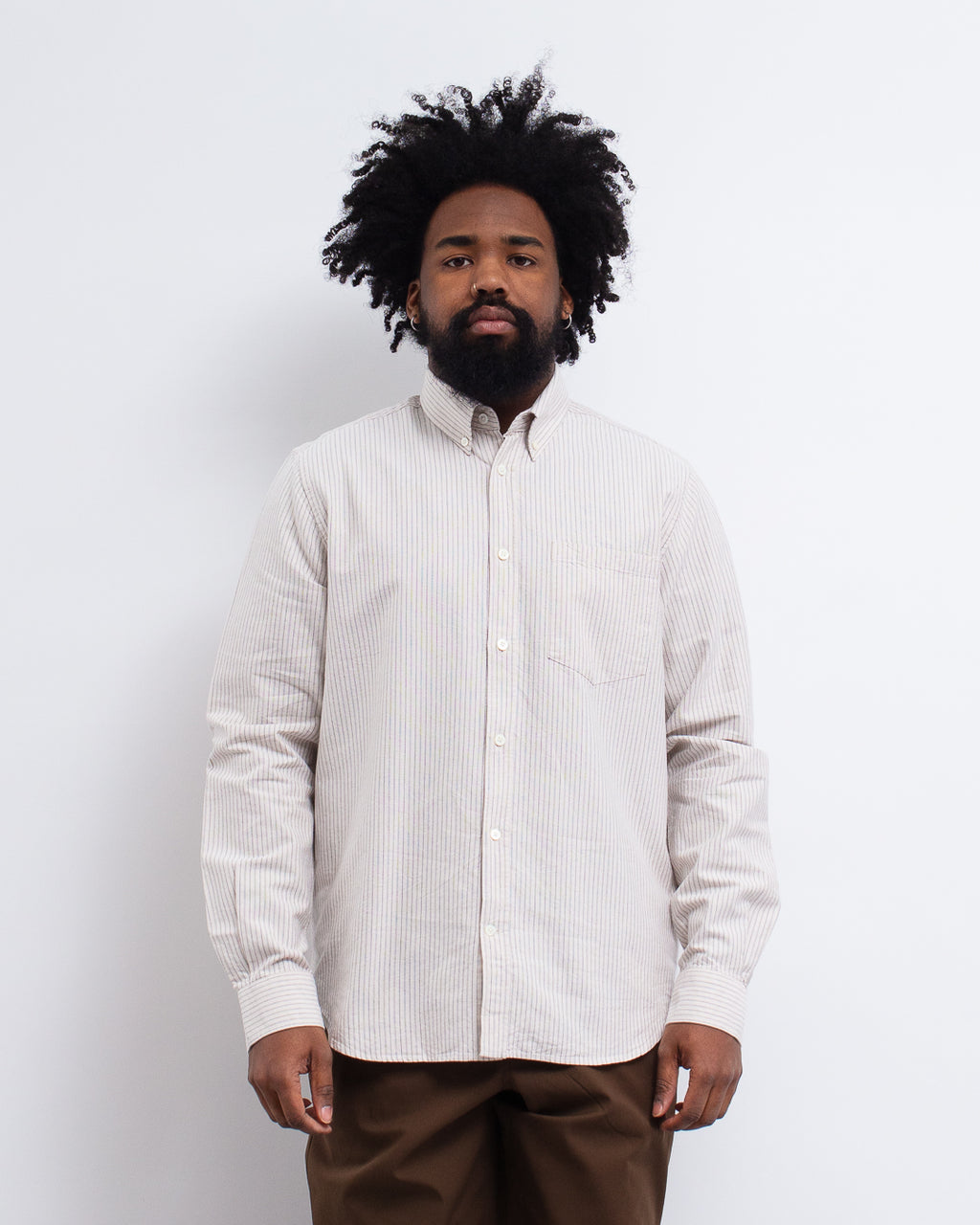 Norse Standard Oxford BD Shirt Dark Dust Green