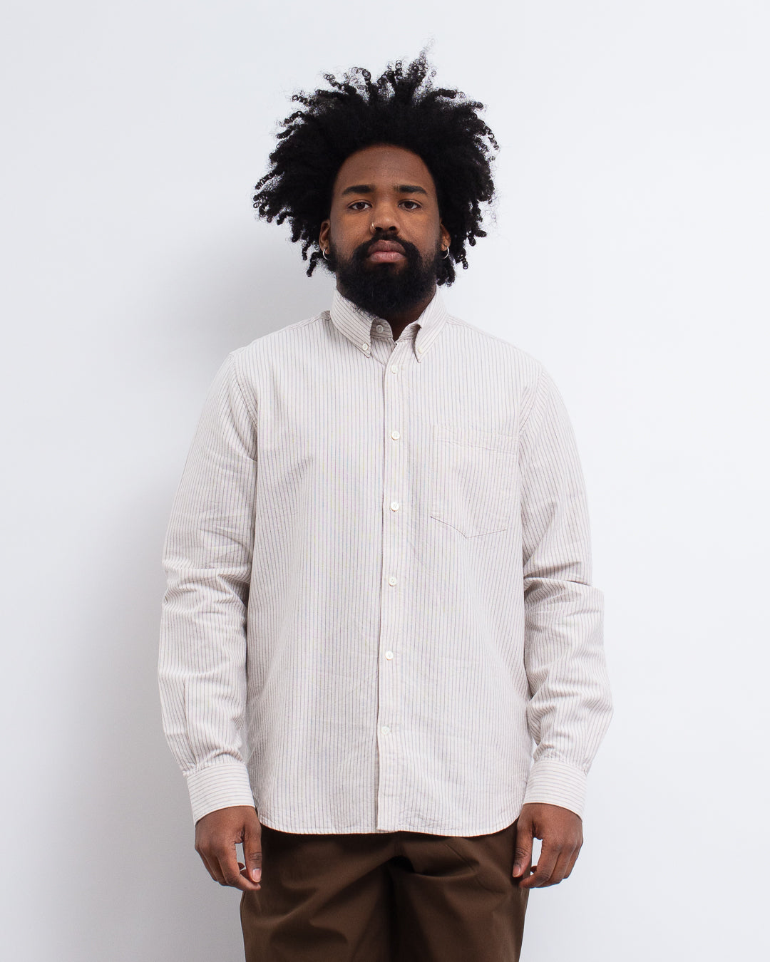 Norse Standard Oxford BD Shirt Dark Dust Green