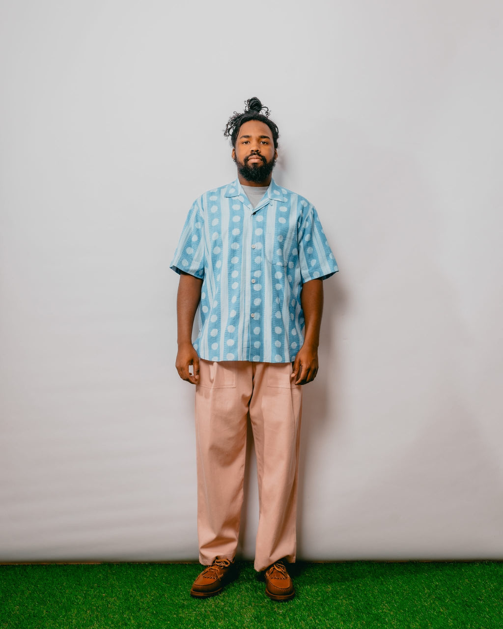 Ronen Shirt Shibori 15 Light Indigo