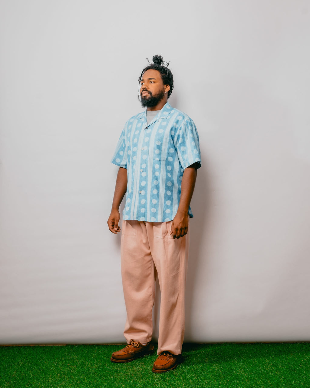 Ronen Shirt Shibori 15 Light Indigo