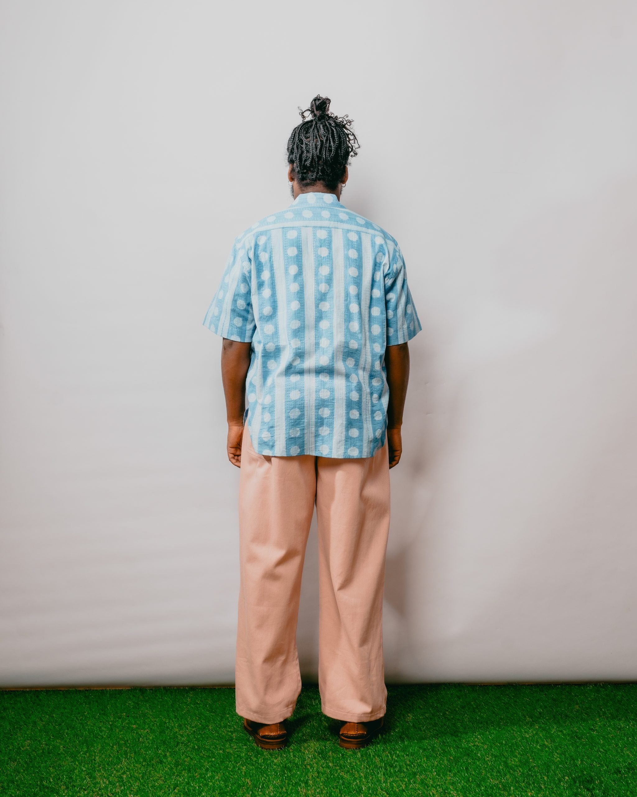 Ronen Shirt Shibori 15 Light Indigo