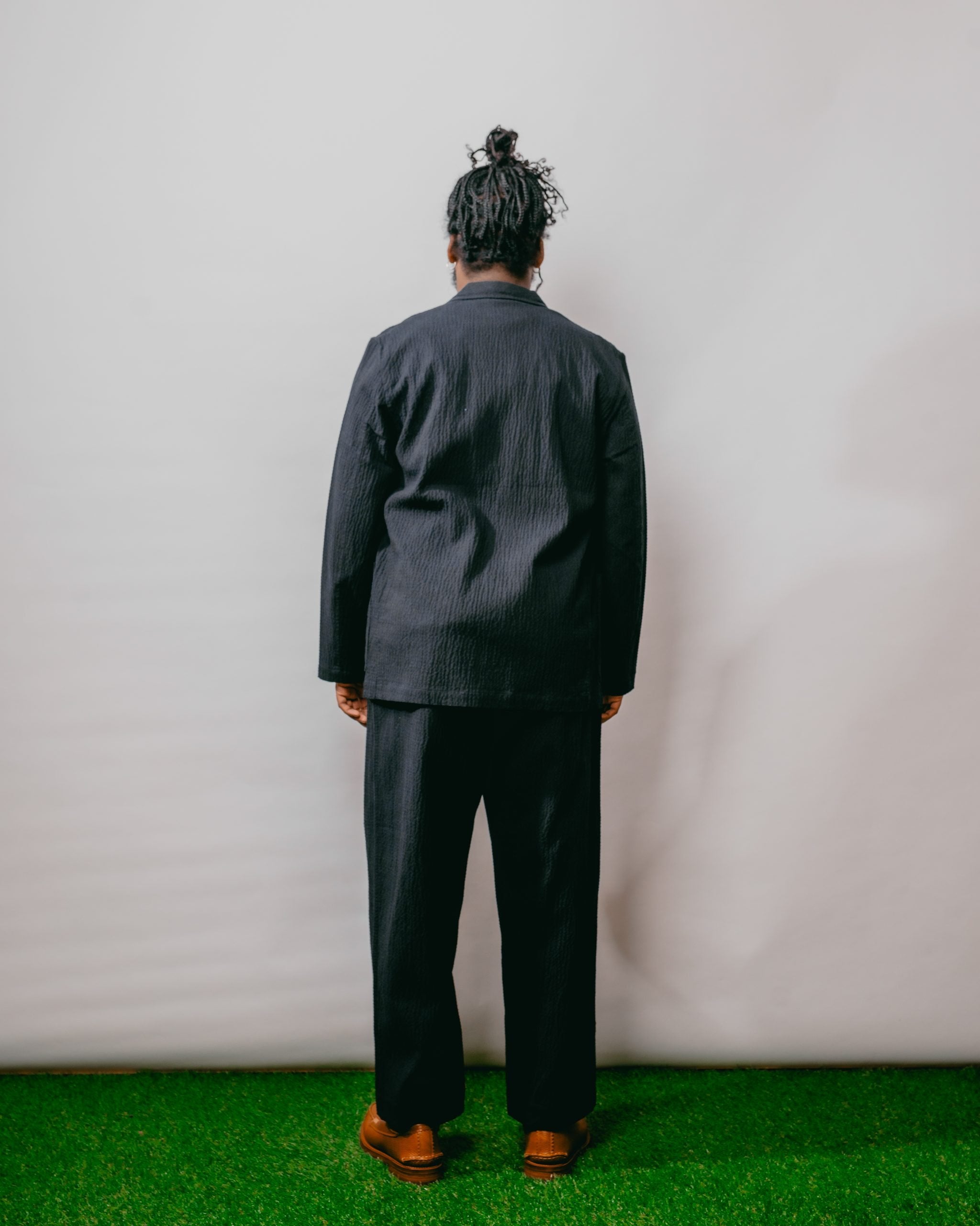 Two Button Jacket Ospina Cotton - Dark Navy