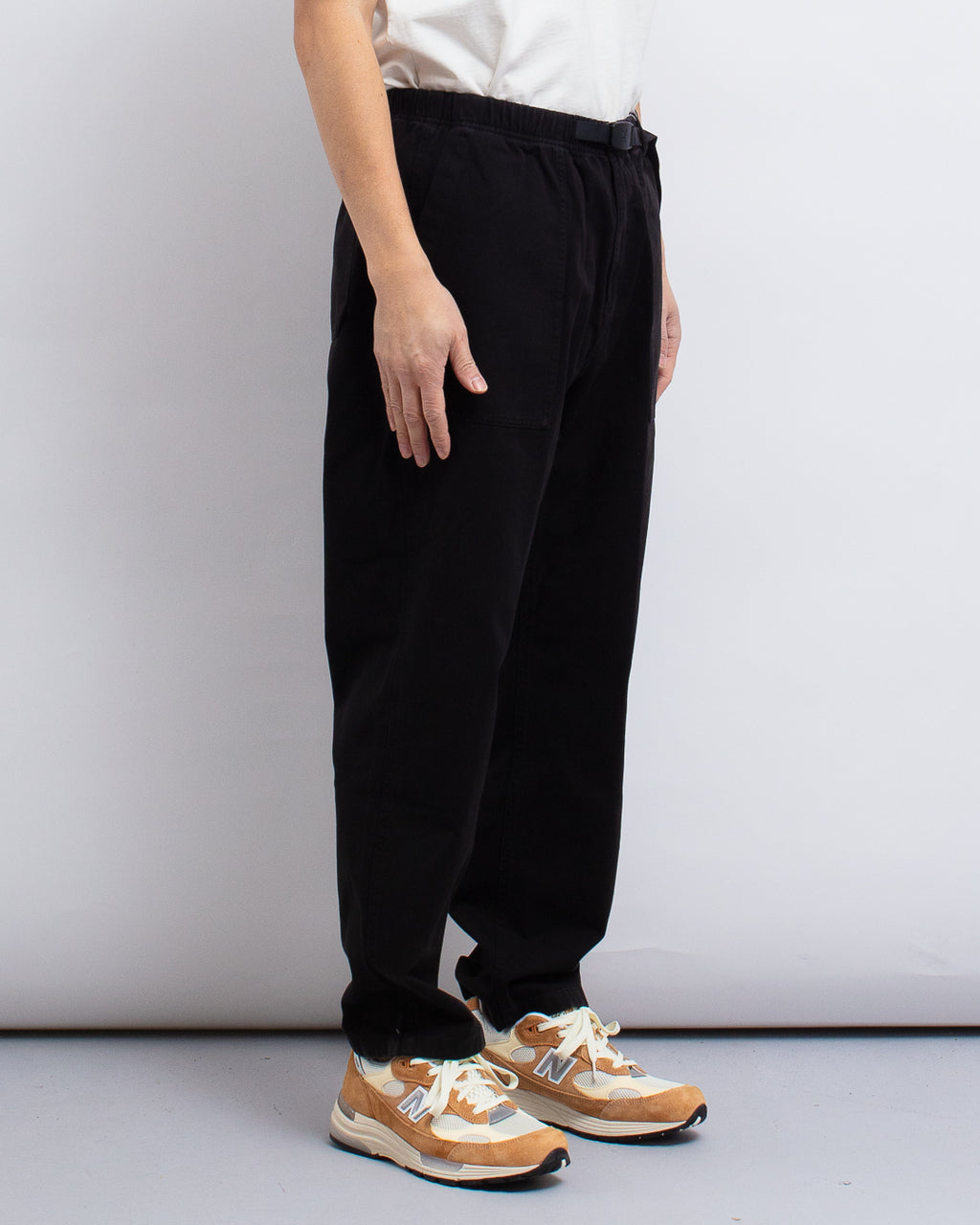 Loose Tapered Ridge Pant Black