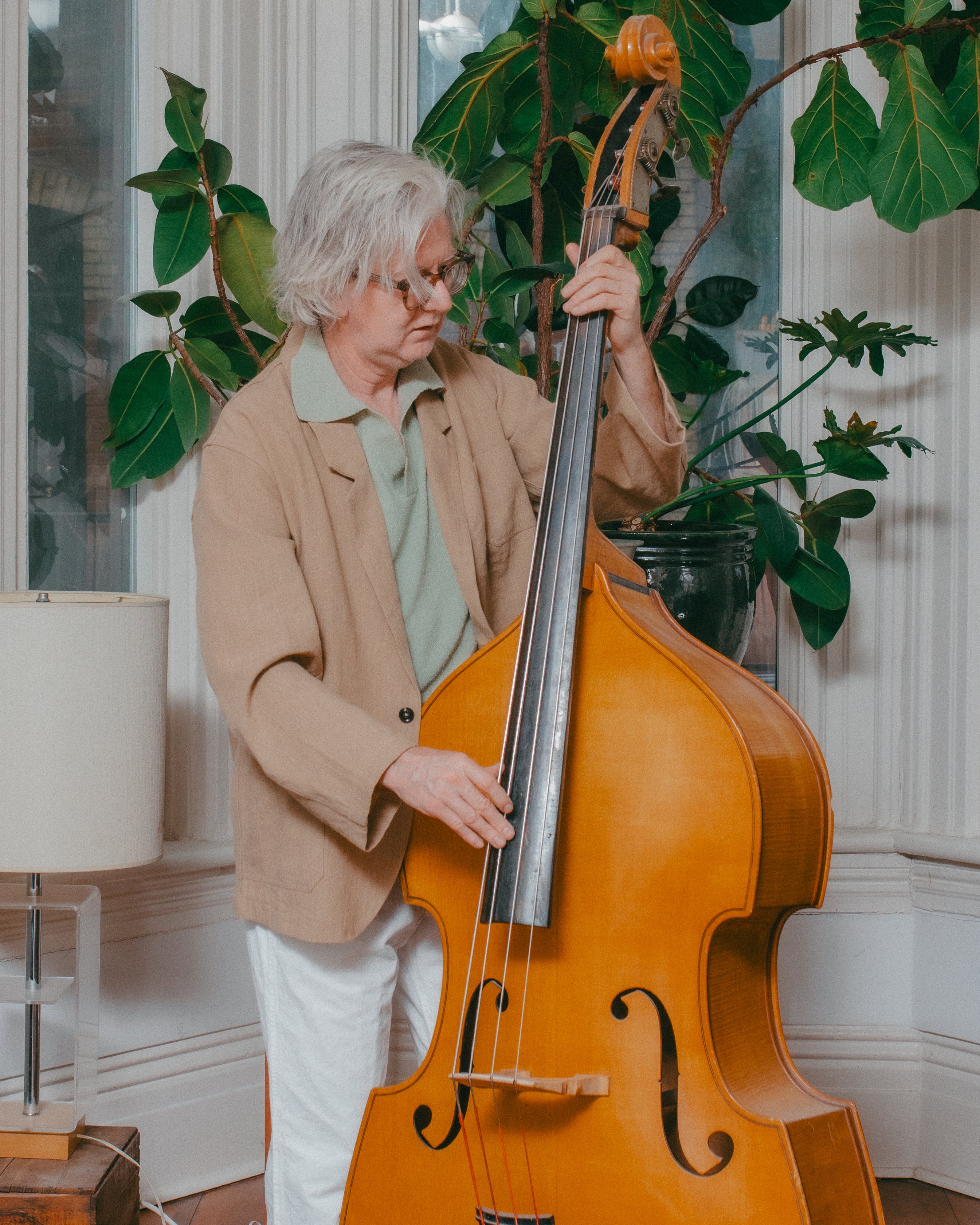 Italian Drop Lapel Jacket Linen Khaki