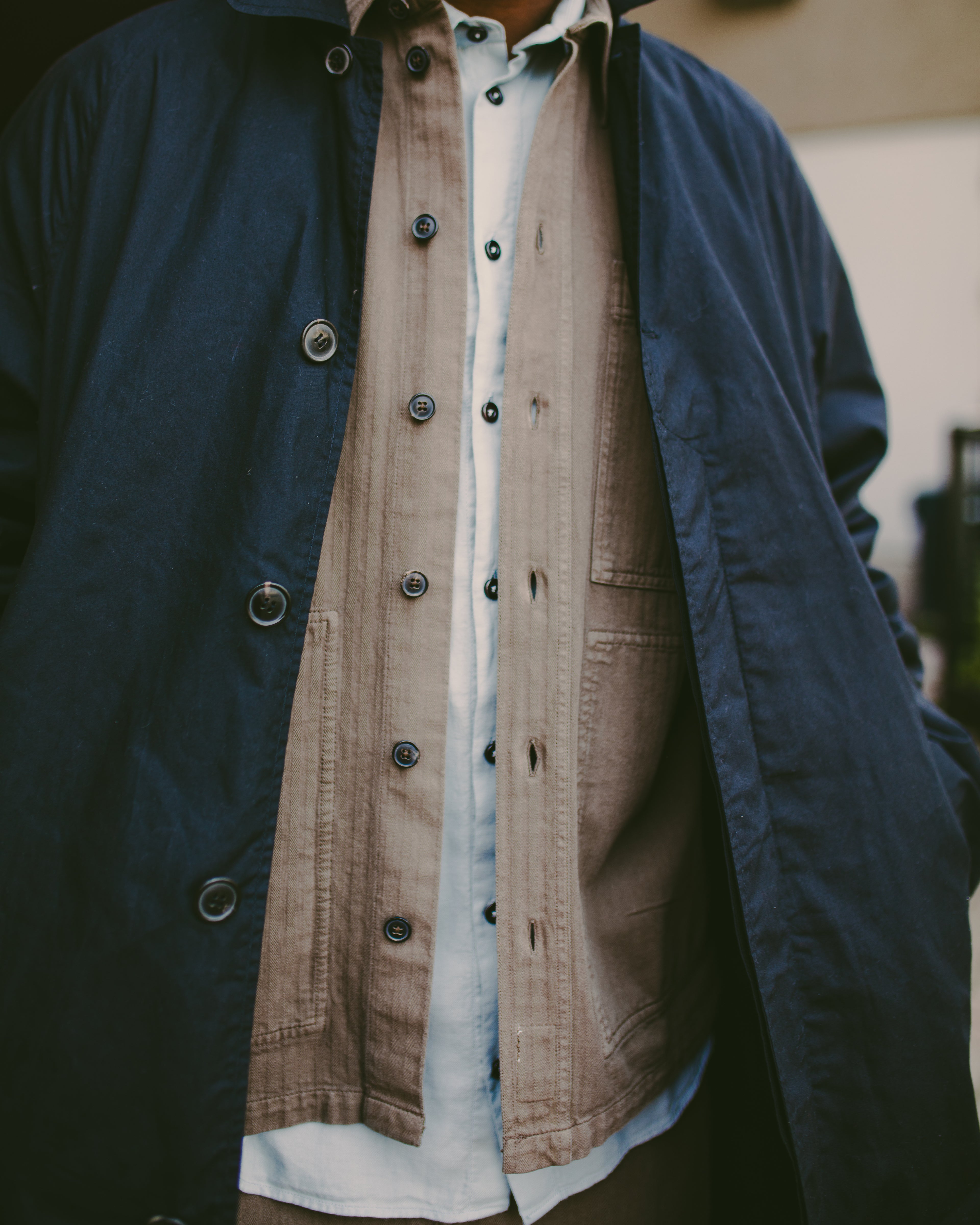Morten Long Coat Waxed Black