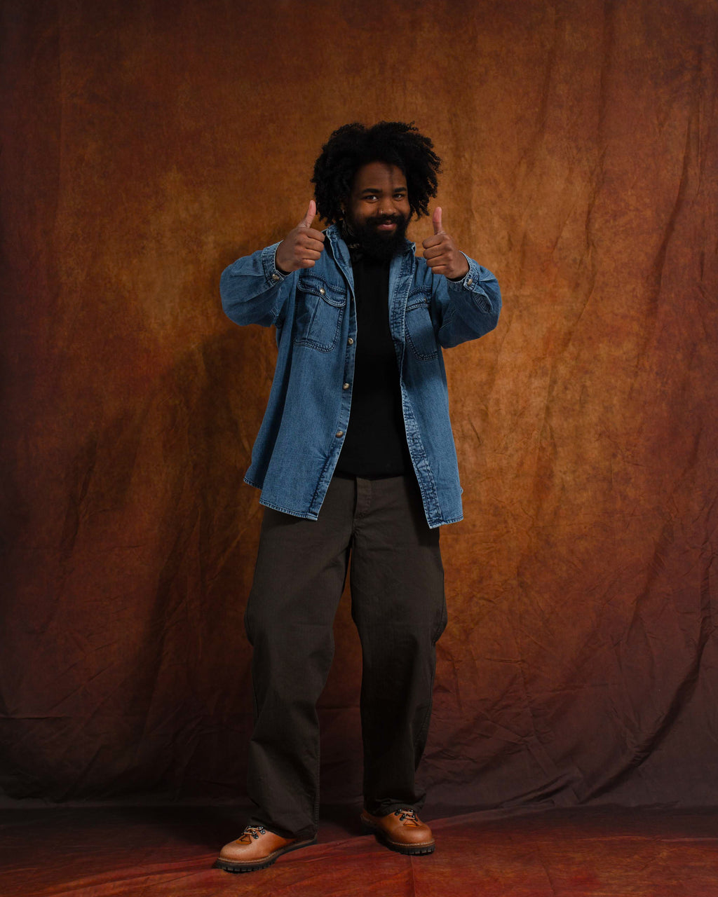 Giorgio Work Shirt w/ Concho Denim 6.75 oz