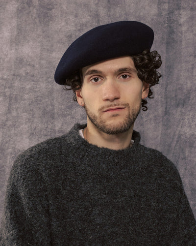 Wool Beret Navy