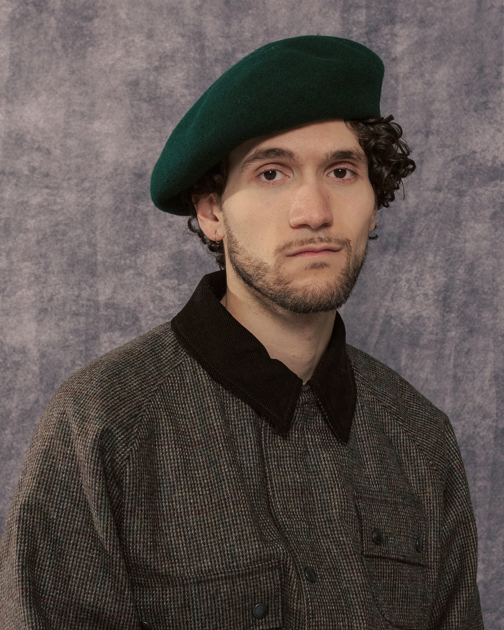 Wool Beret N.Green