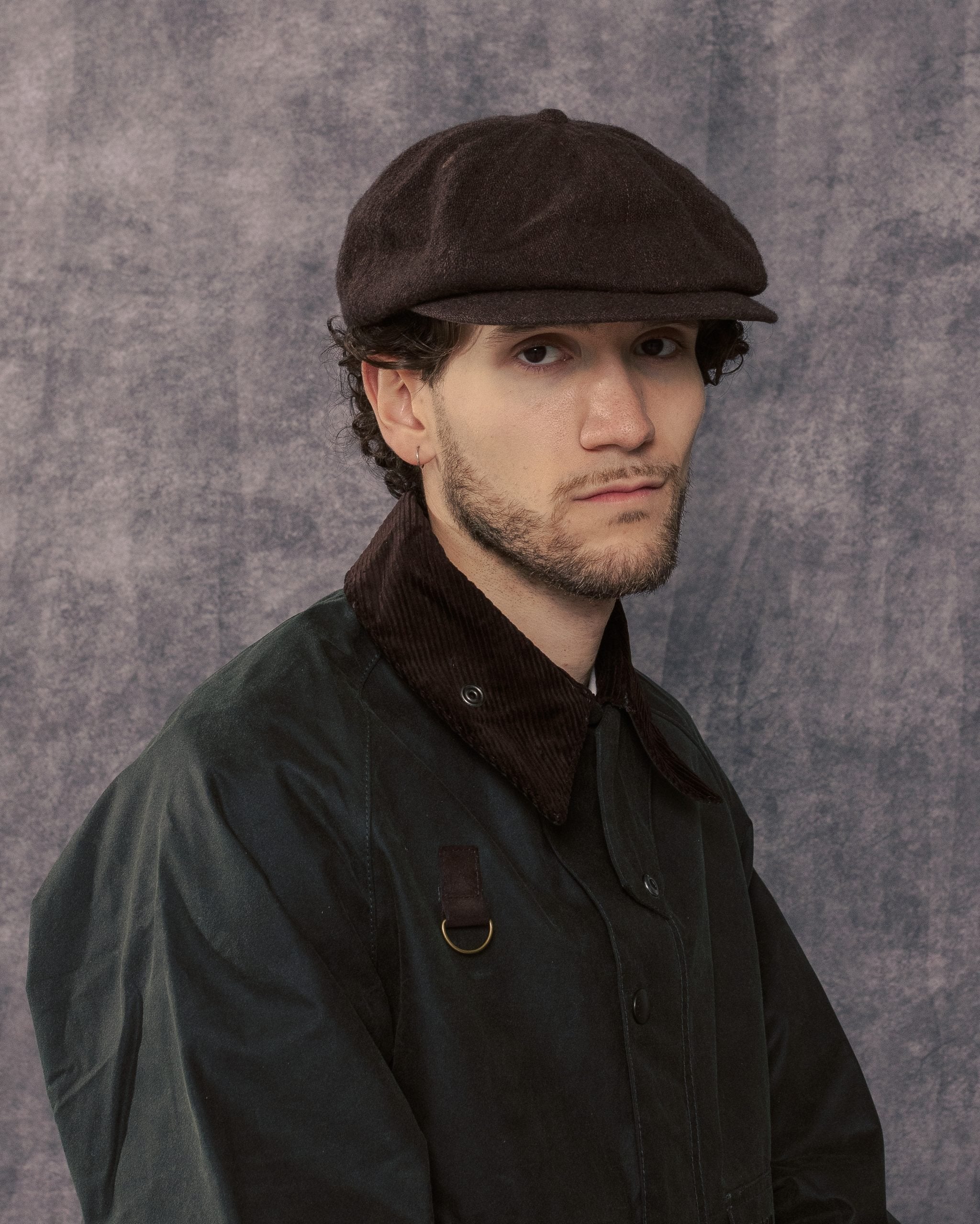 Washed Hunting Hat Brown