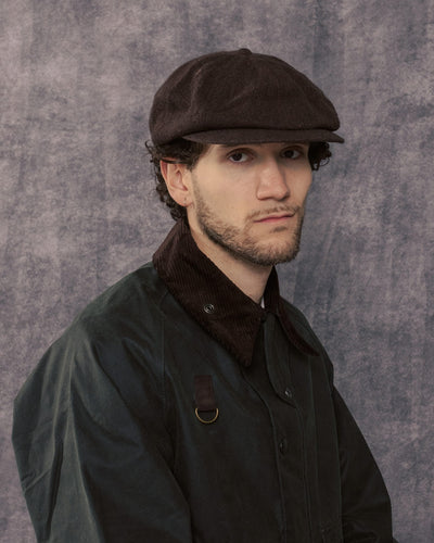 Washed Hunting Hat Brown