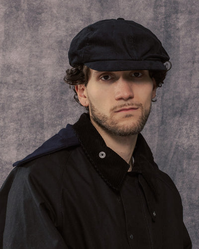 Newspaper Boys Cap Black