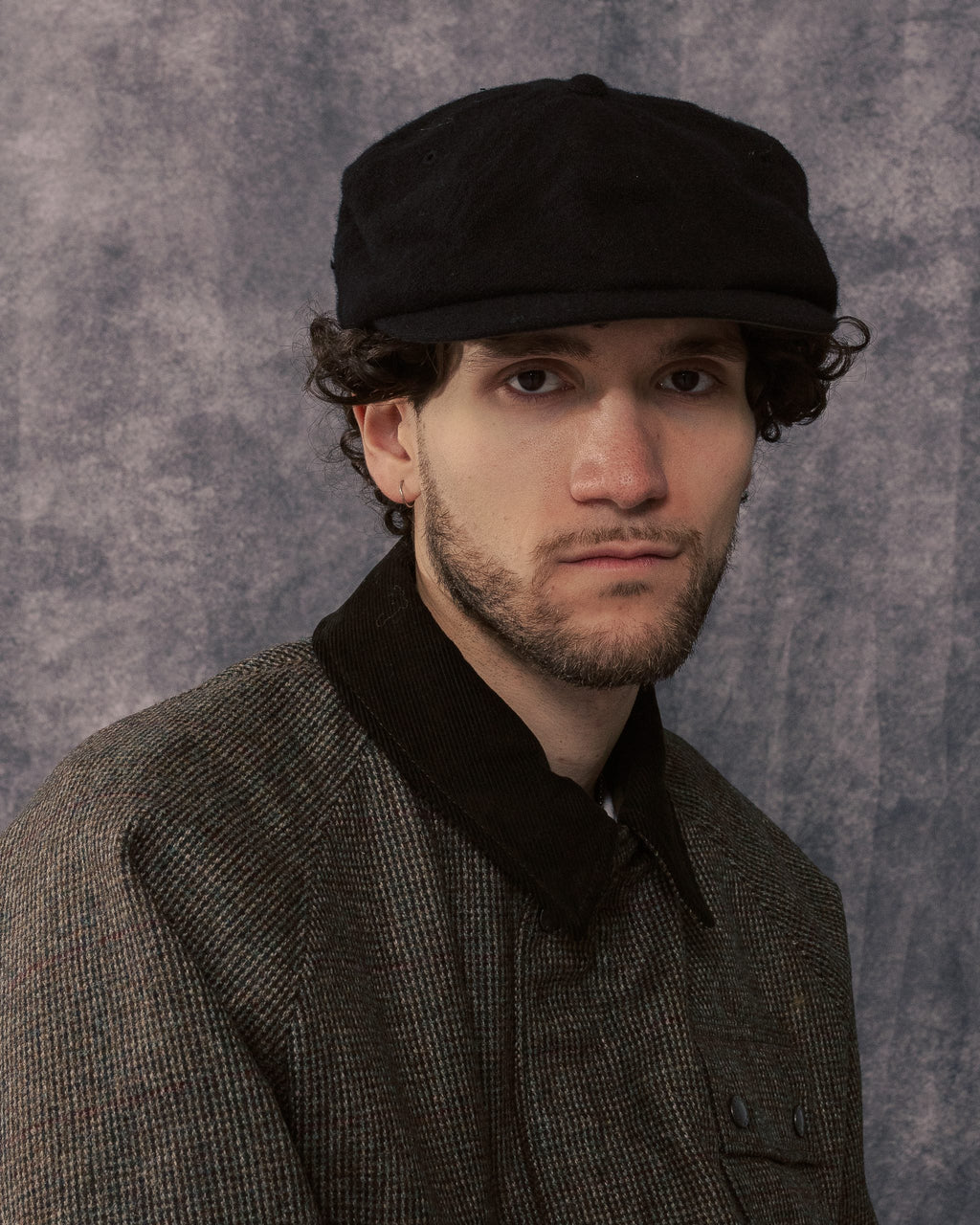 Washed Hunting Hat Black