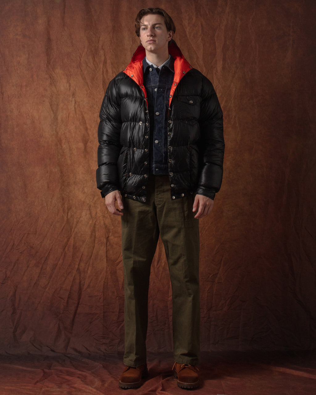 Snap Parka (Nylon) Black