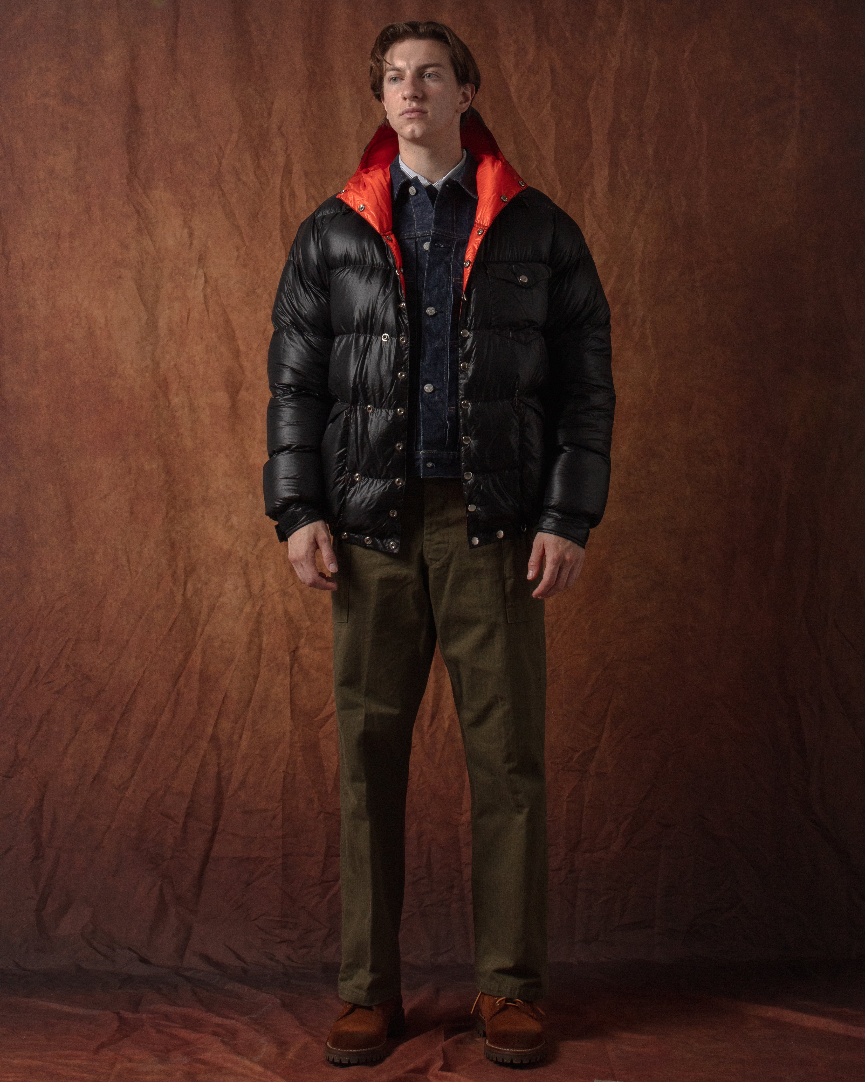 Snap Parka (Nylon) Black