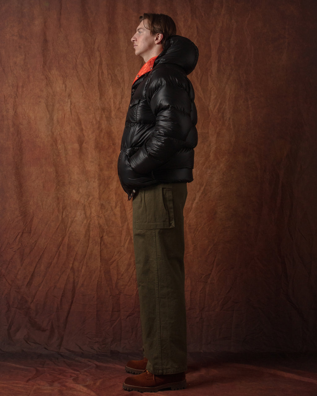 Snap Parka (Nylon) Black