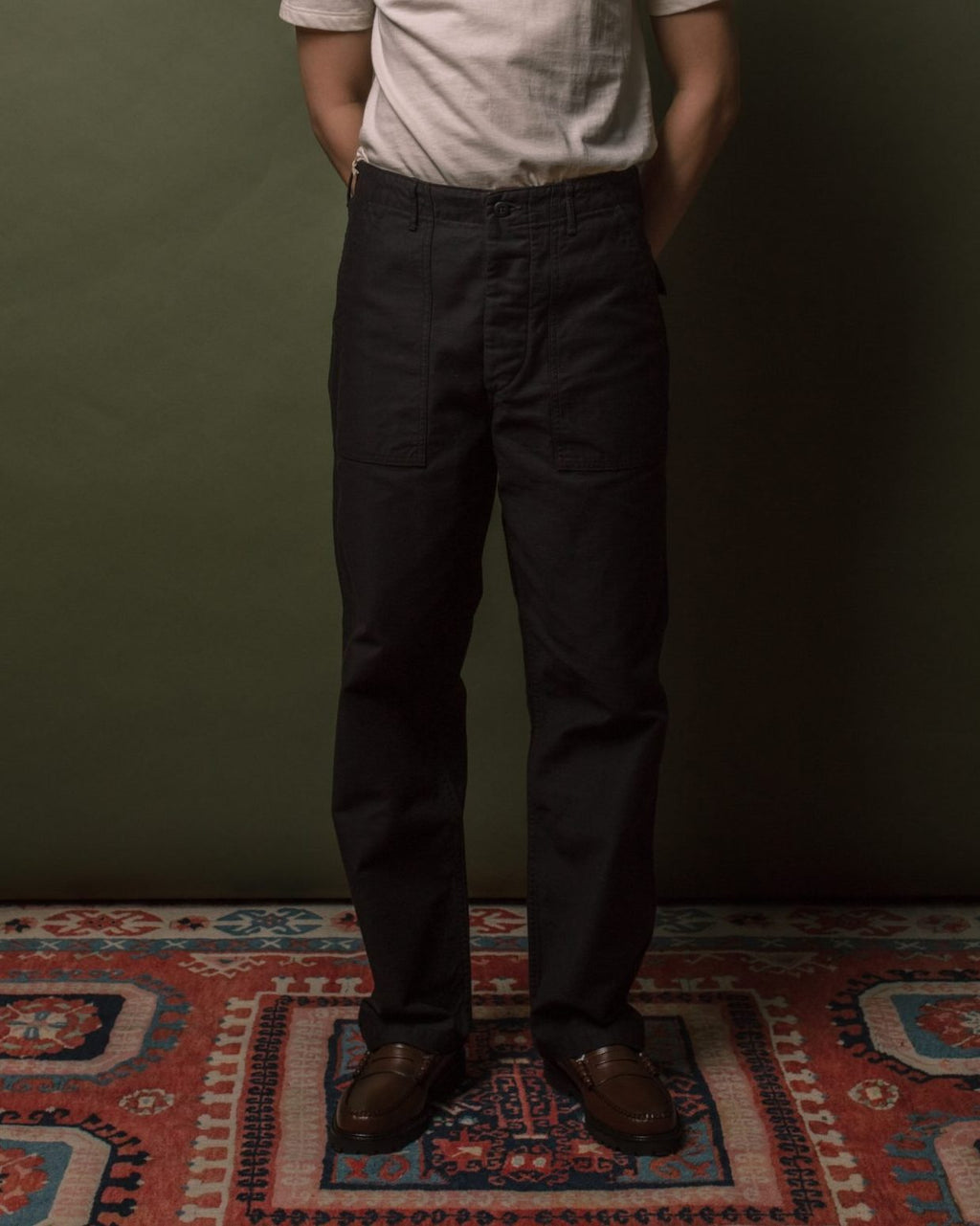 US Army Fatigue Pants (Regular Fit) - Black