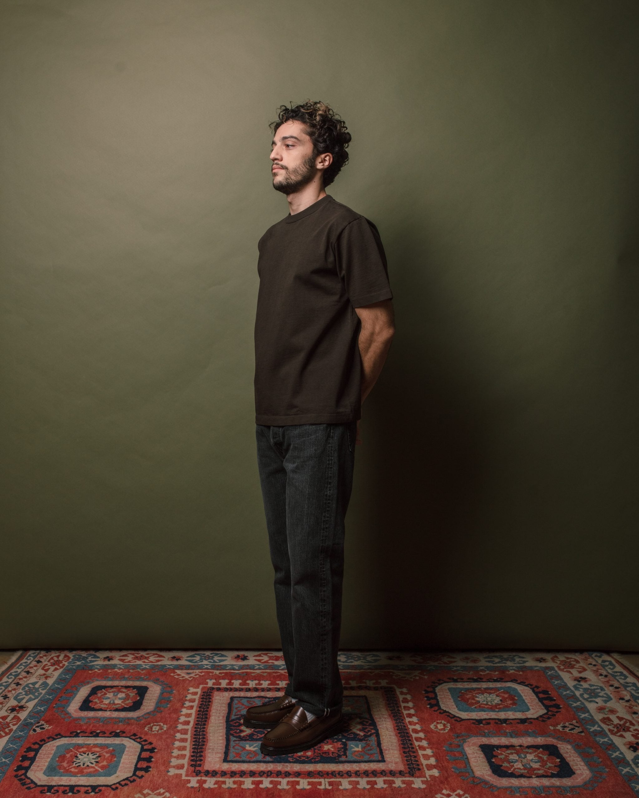 Rugby T-Shirt - Black Olive