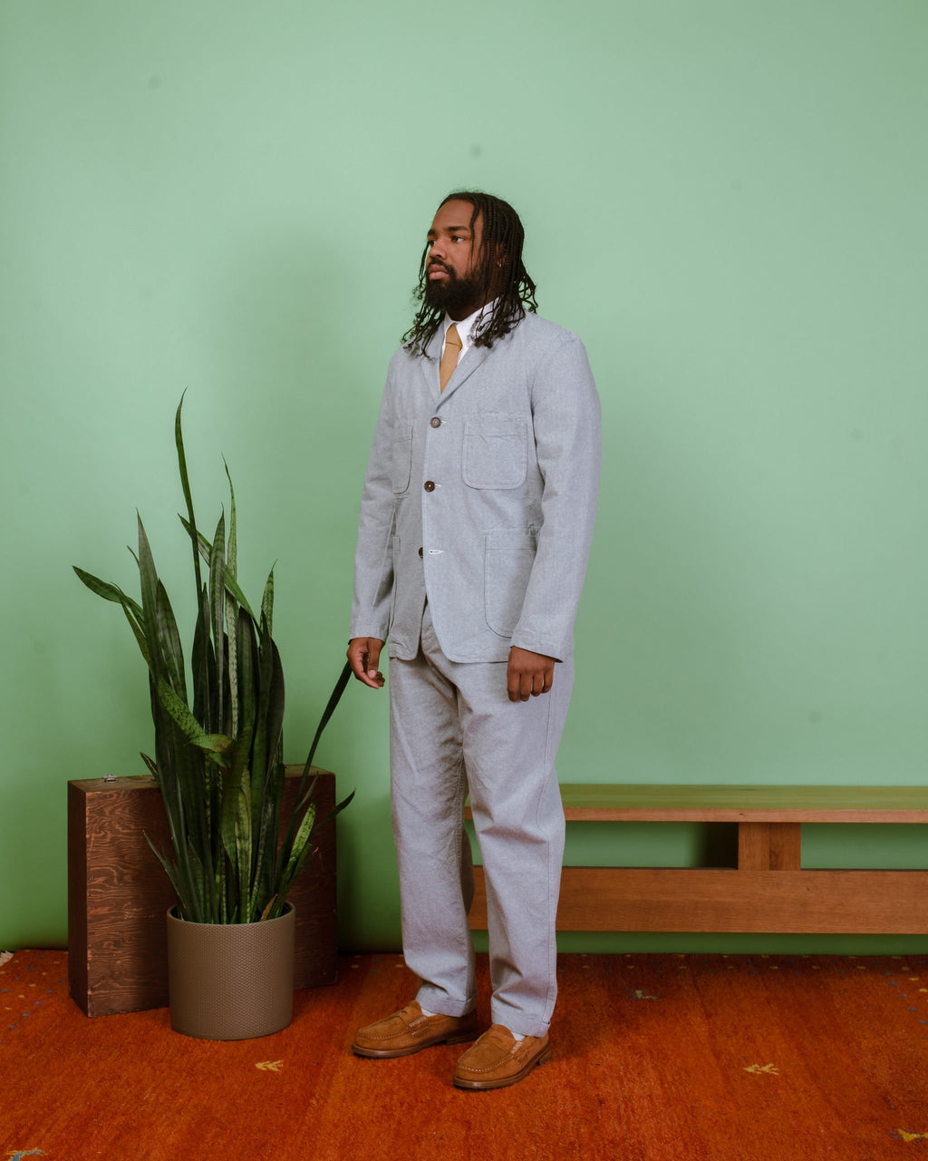 Super Chino Reworked Jean Cloth - Indigo