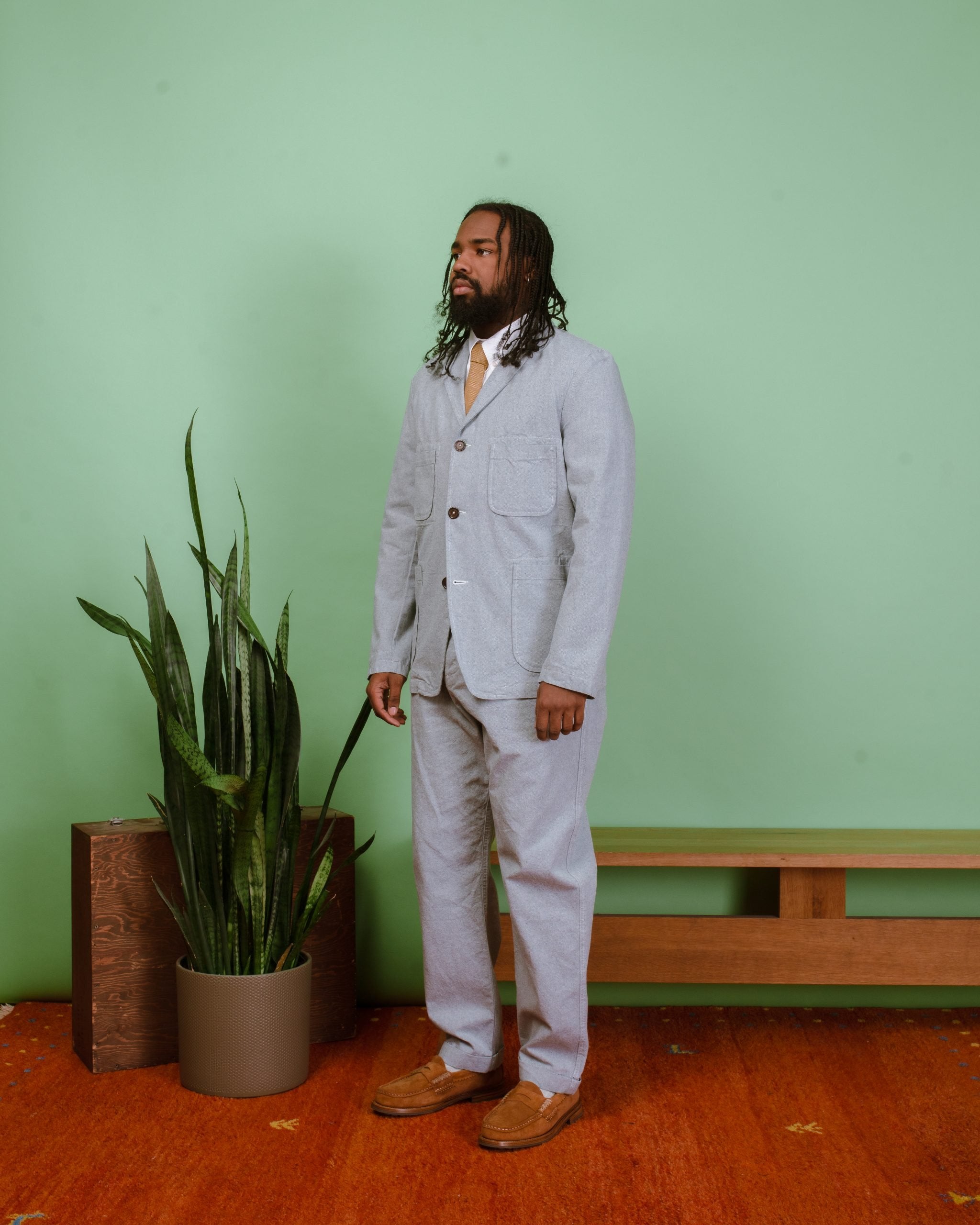 Super Chino Reworked Jean Cloth - Indigo