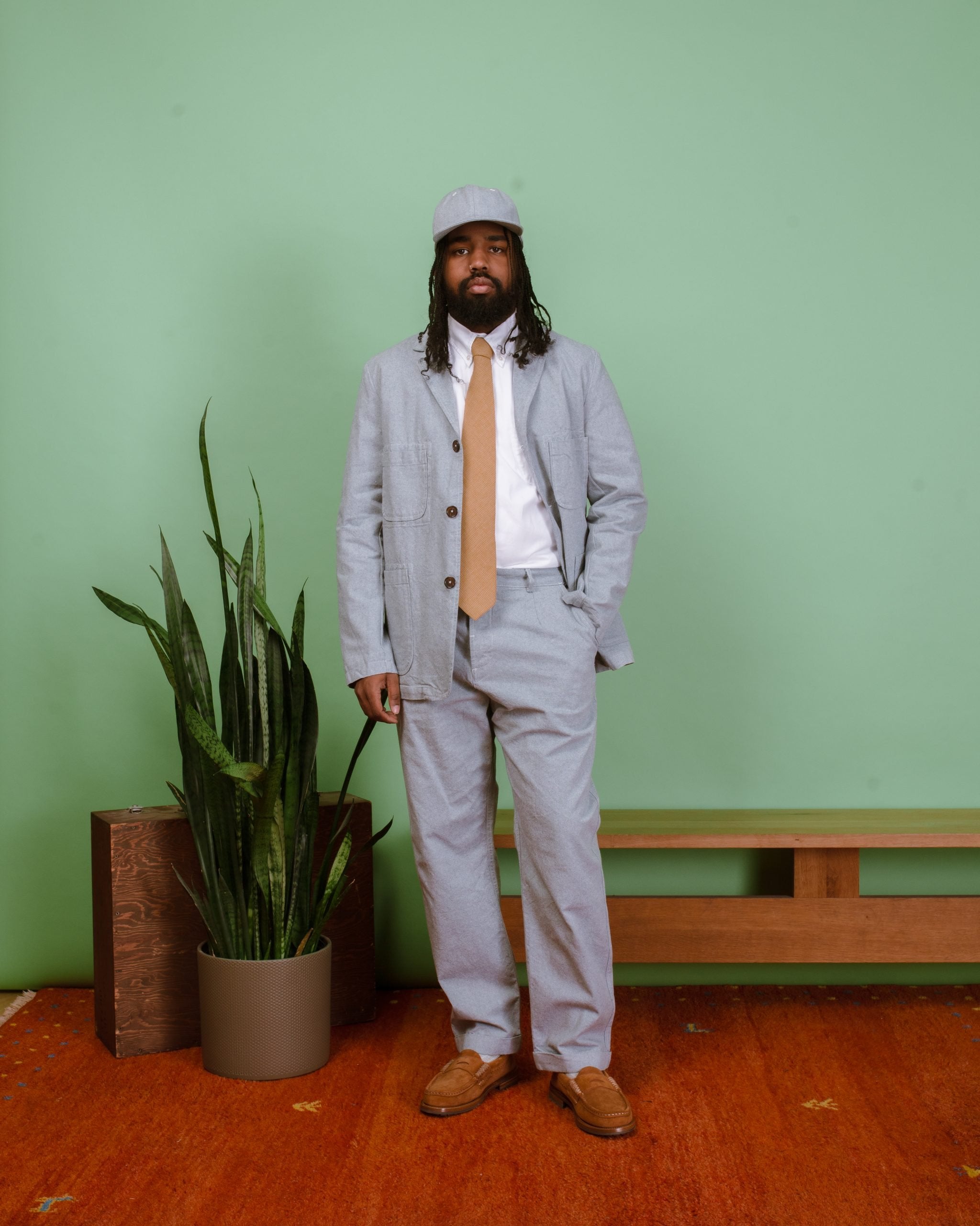 Five Pocket Jacket Reworked Jean Cloth - Indigo