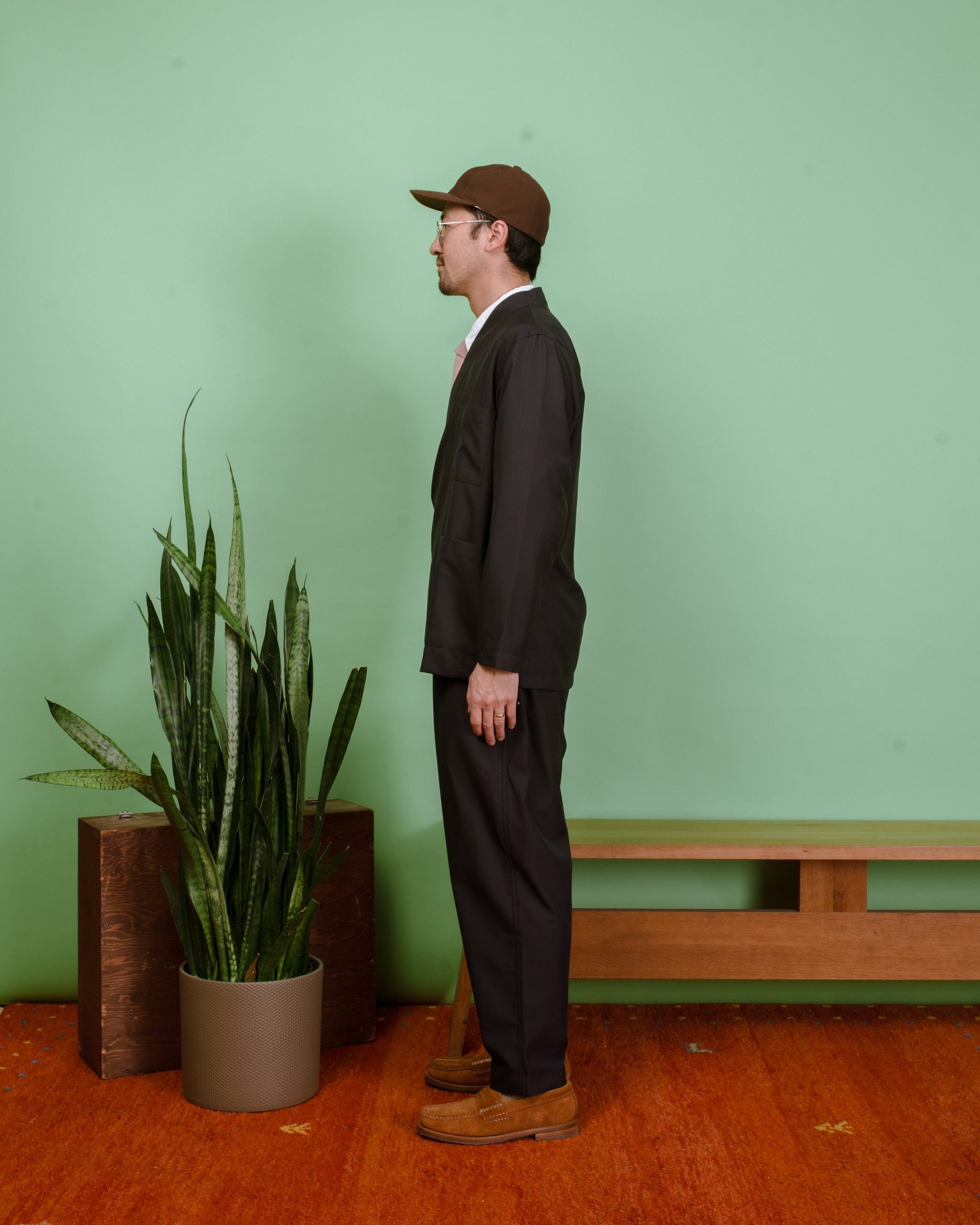 Kyoto Work Jacket Tropical Suiting - Navy