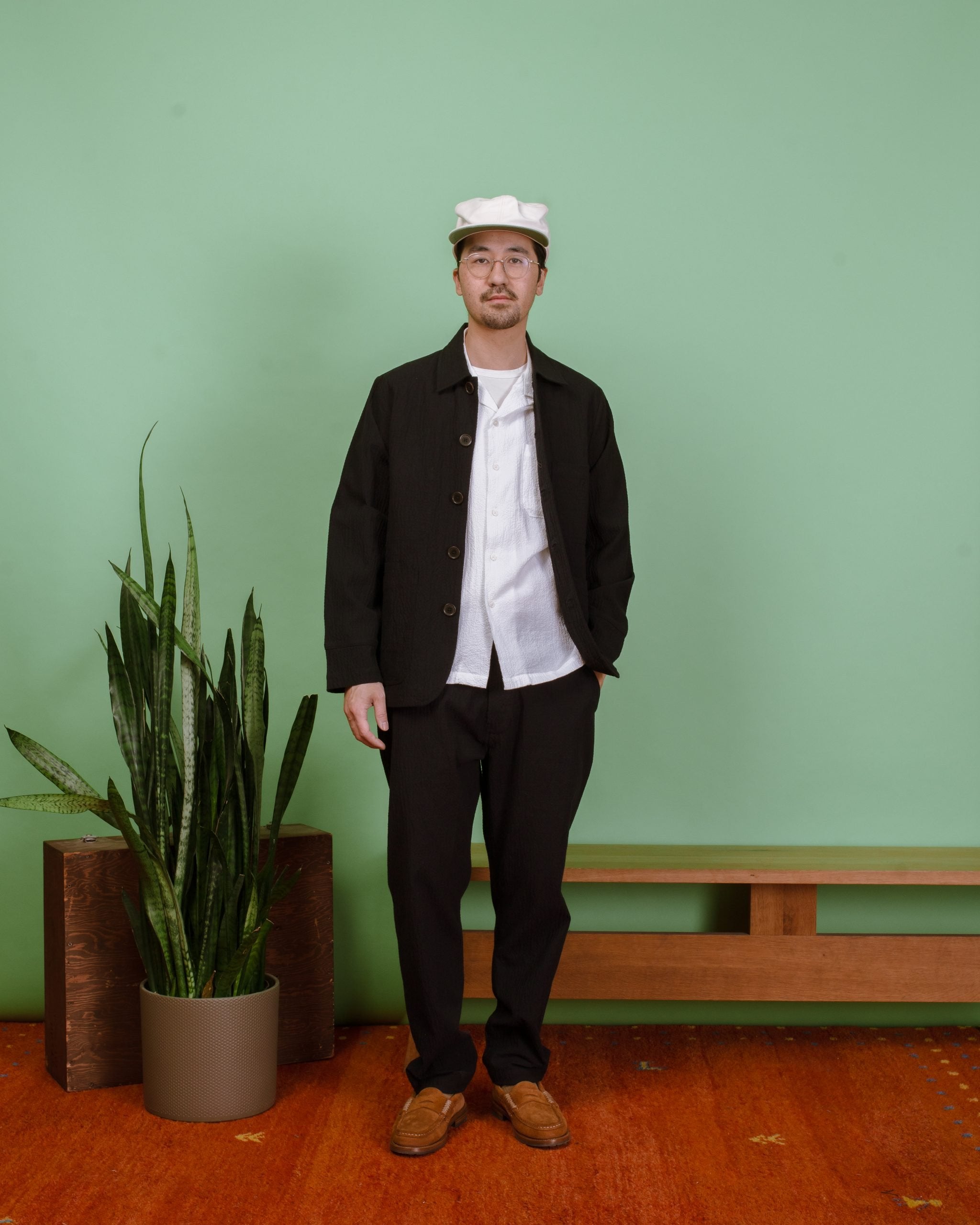 Original Bakers Jacket Ospina Cotton - Dark Navy