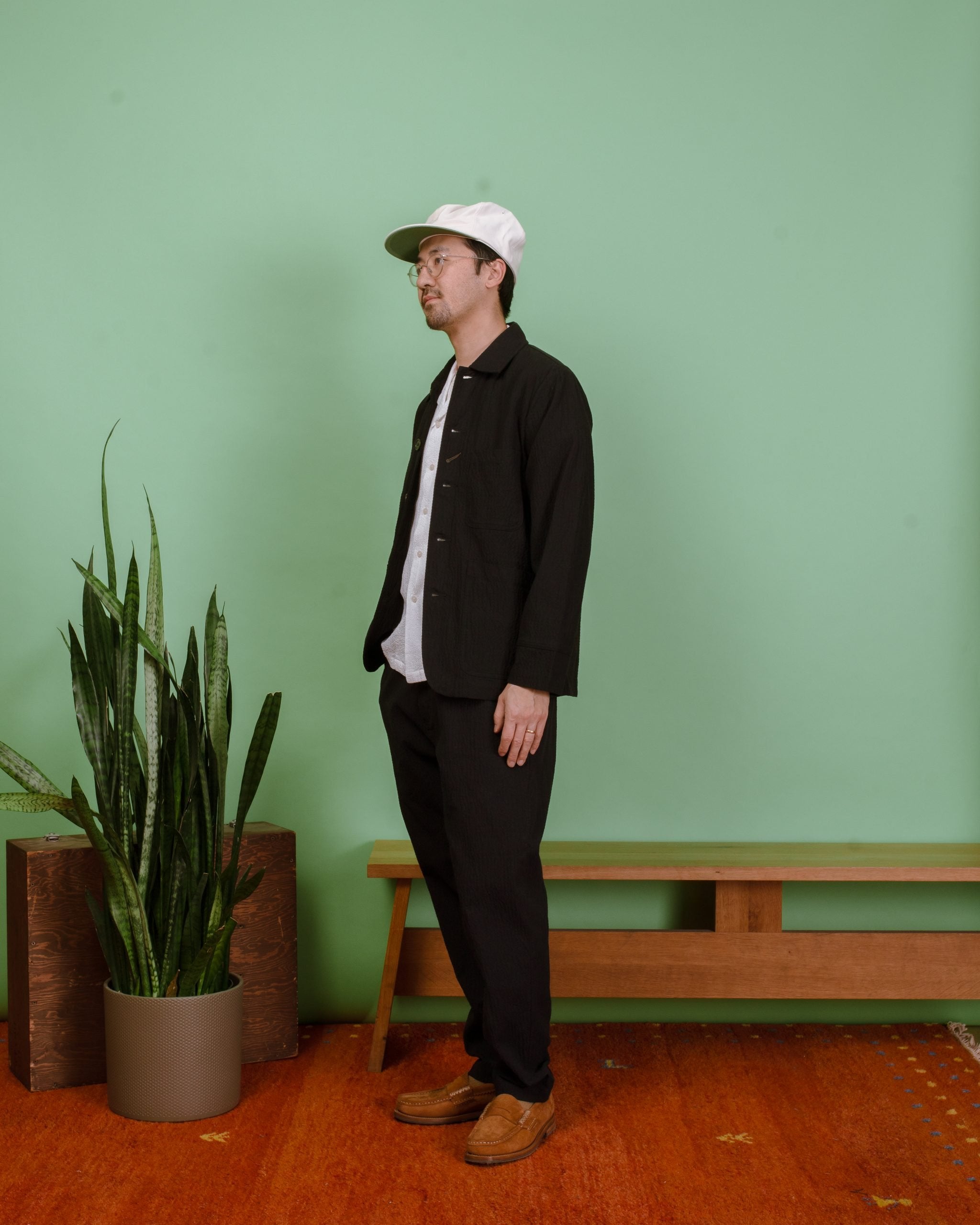 Original Bakers Jacket Ospina Cotton - Dark Navy